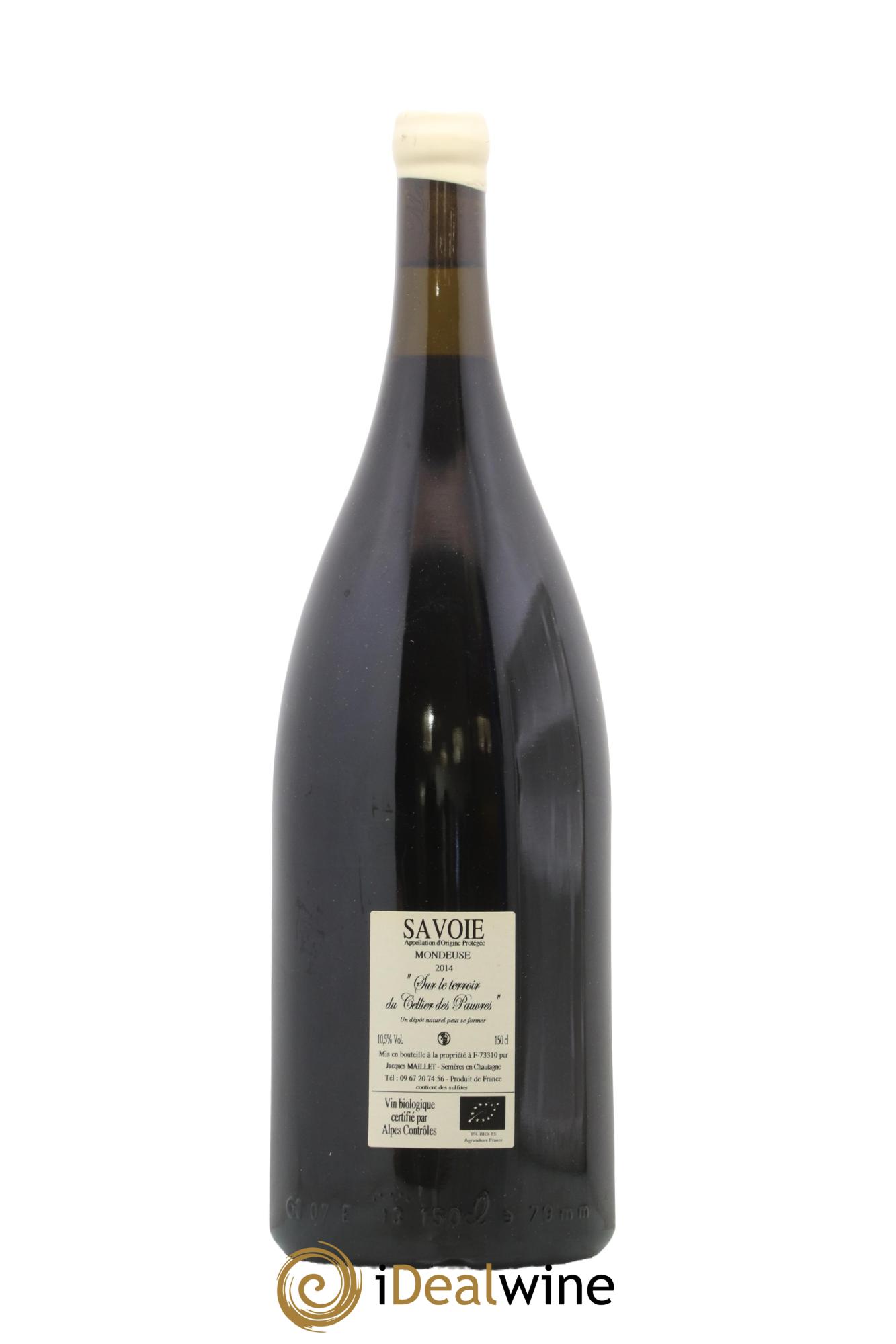 Vin de Savoie Chautagne Chautagne Pinot Noir Jacques Maillet 2014 - Lotto di 1 magnum - 1