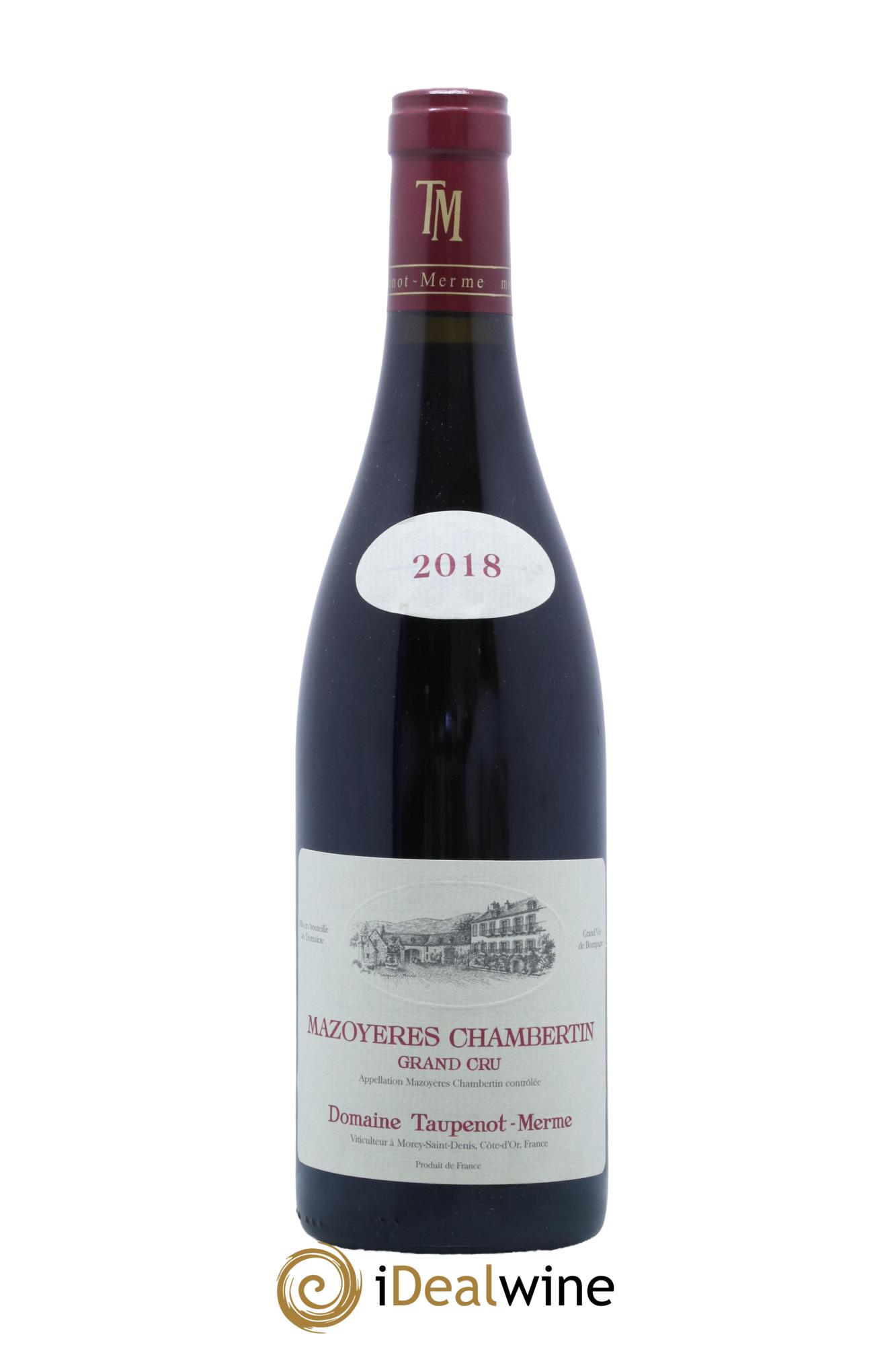 Mazoyères-Chambertin Grand Cru Taupenot-Merme 2018 - Lot de 1 bouteille - 0