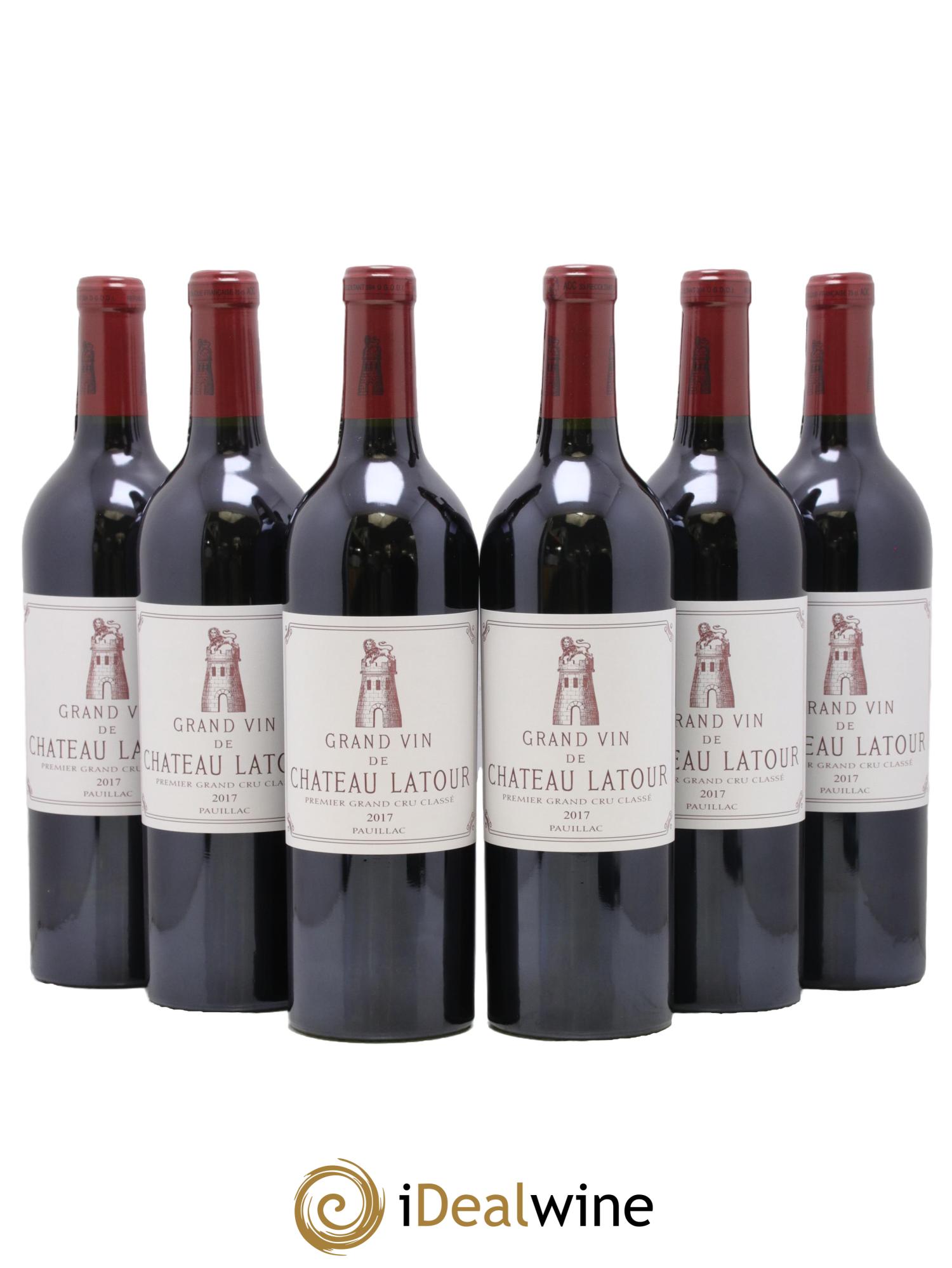 Château Latour 1er Grand Cru Classé 2017 - Lot de 6 bouteilles - 0