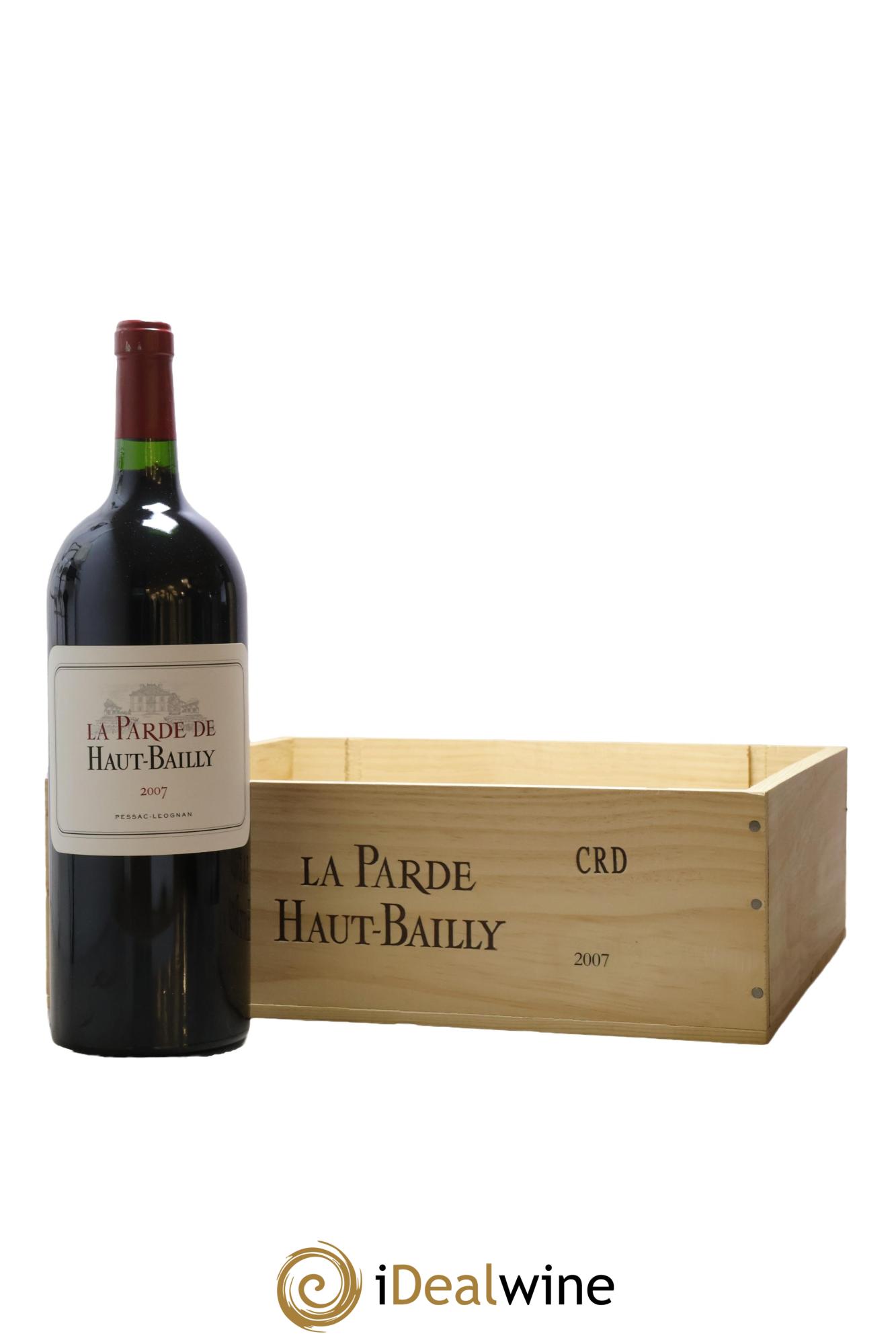 Haut Bailly II (Anciennement La Parde de Haut-Bailly) Second Vin  2007 - Posten von 3 Magnum - 1