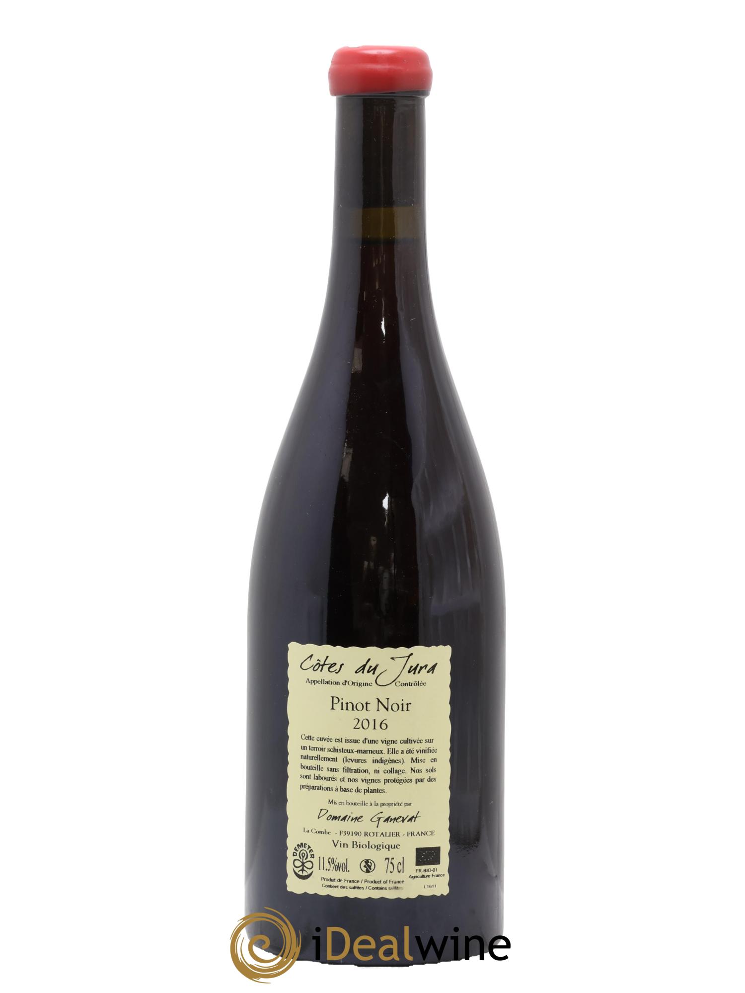 Côtes du Jura Julien En Billat Jean-François Ganevat (Domaine) 2016 - Lot de 1 bouteille - 1