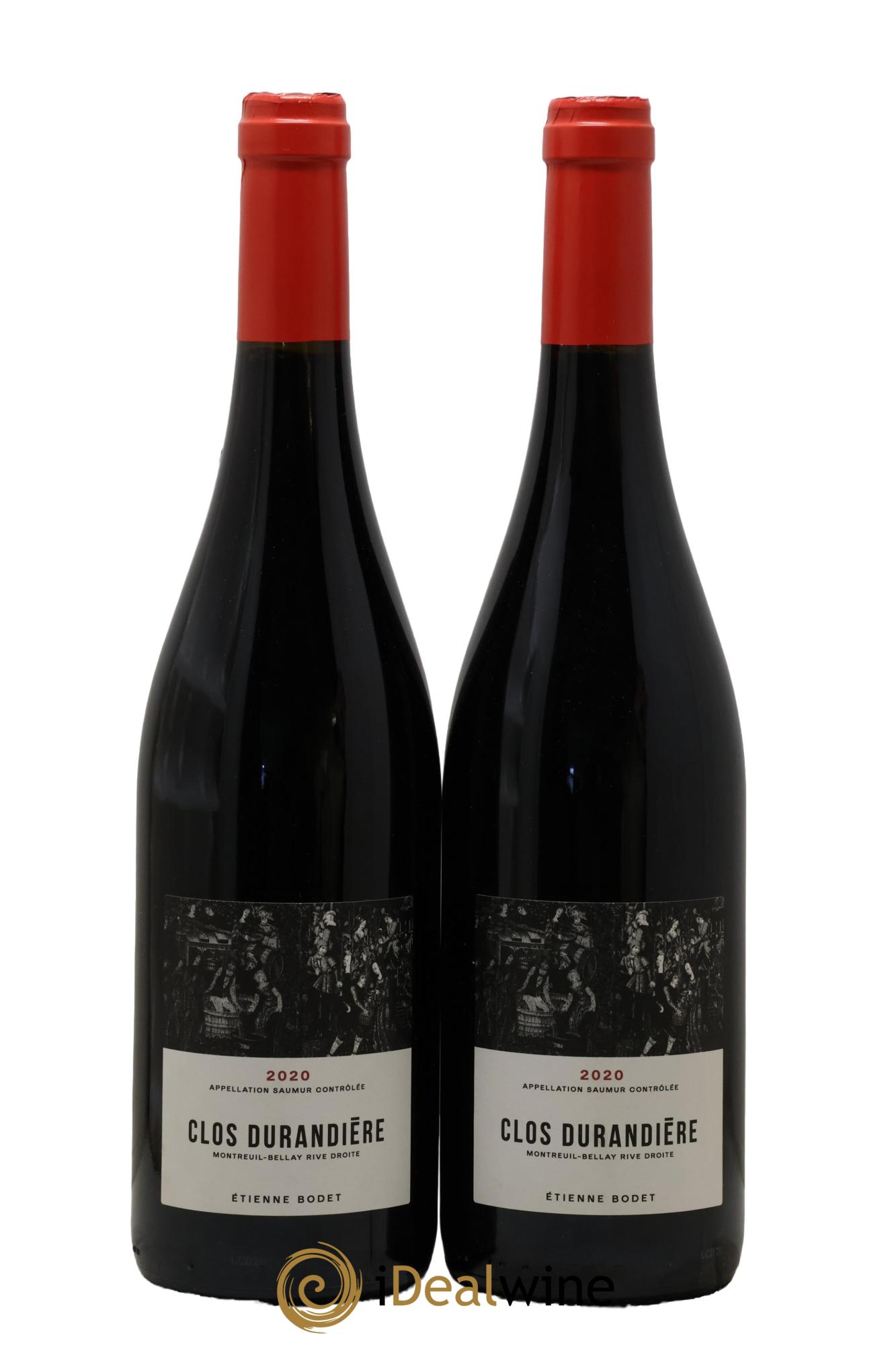 Saumur Clos Durandière Etienne Bodet 2020 - Lotto di 2 bottiglie - 0