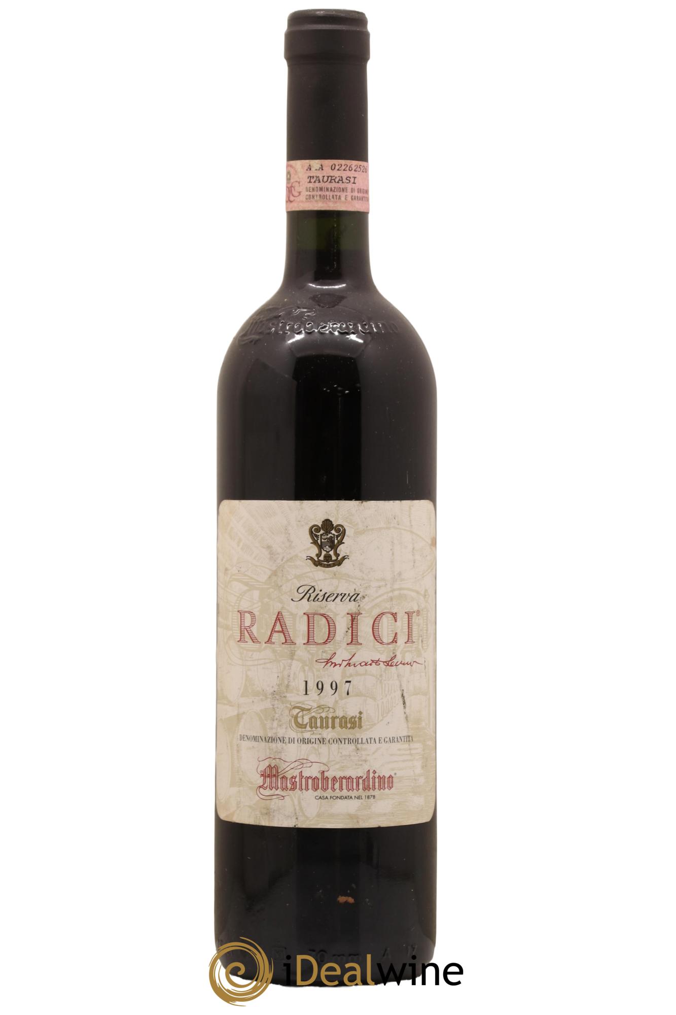 Taurasi DOCG Riserva Radici Mastroberardino 1997 - Lot de 1 bouteille - 0
