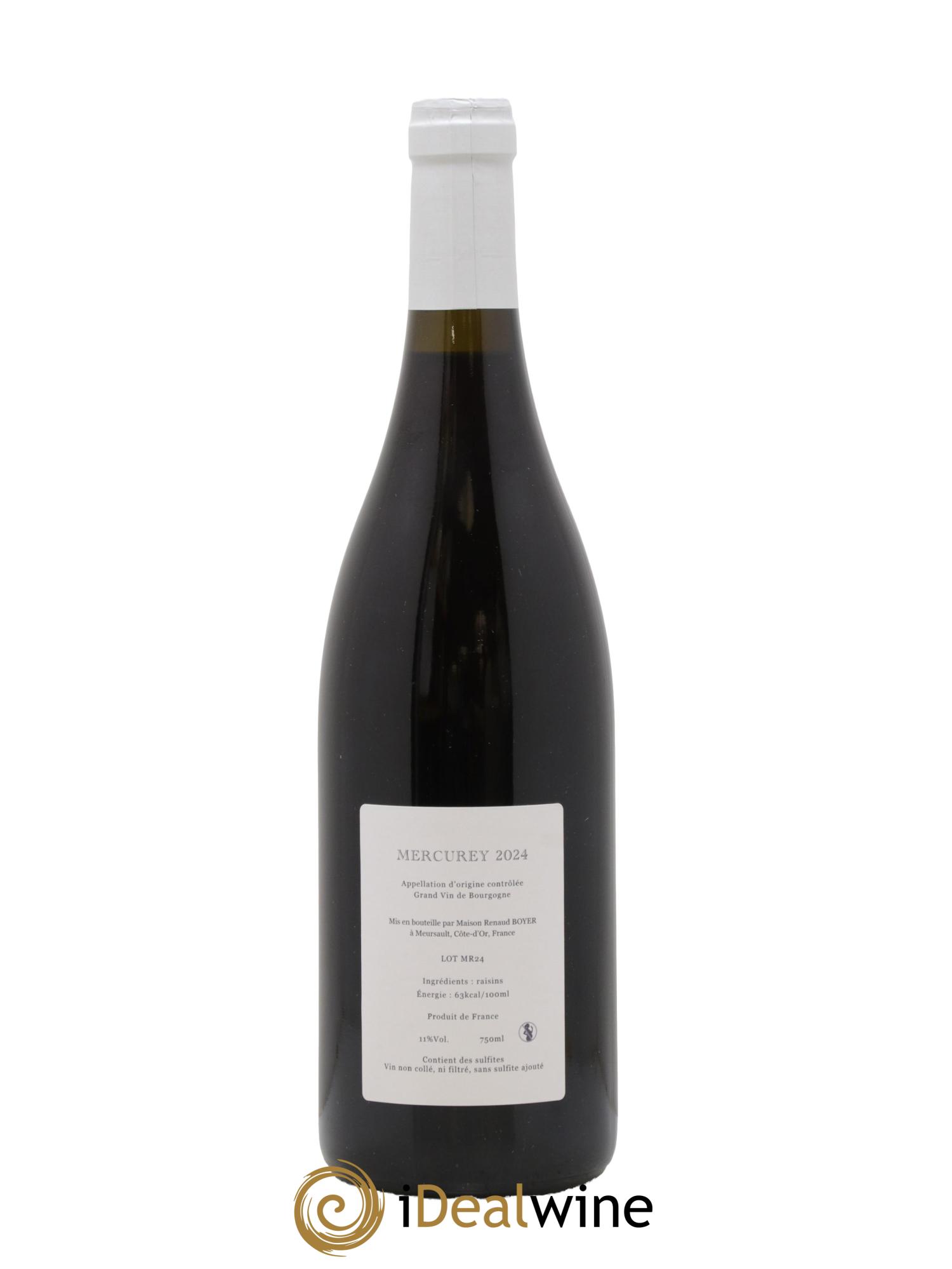 Mercurey Renaud Boyer 2024 - Lot de 1 bouteille - 1