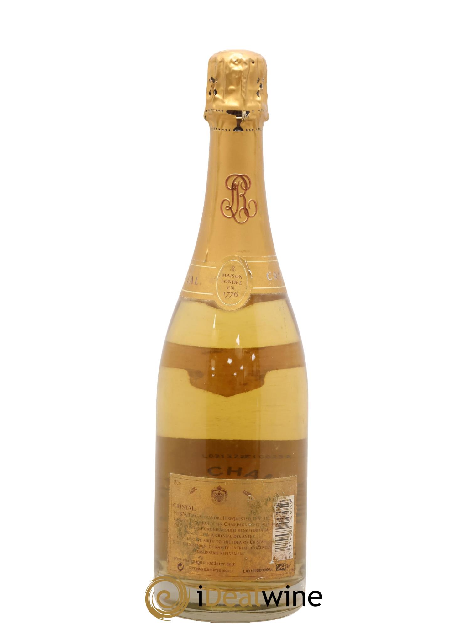 Cristal Louis Roederer 2002 - Lot of 1 bottle - 1