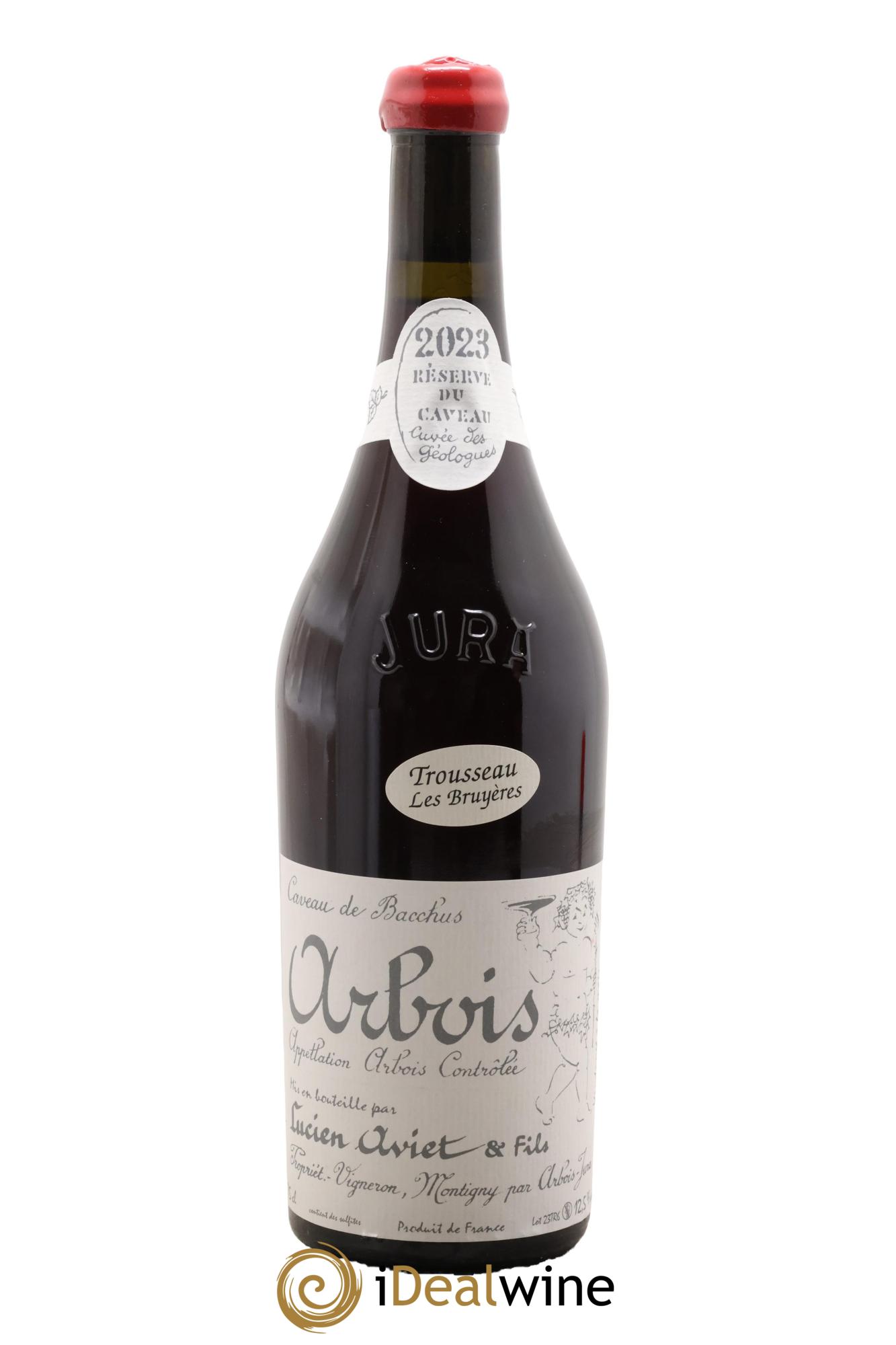 Arbois Trousseau Les Bruyères Cuvée des Géologues Lucien Aviet (Domaine) 2023 - Lotto di 1 bottiglia - 0