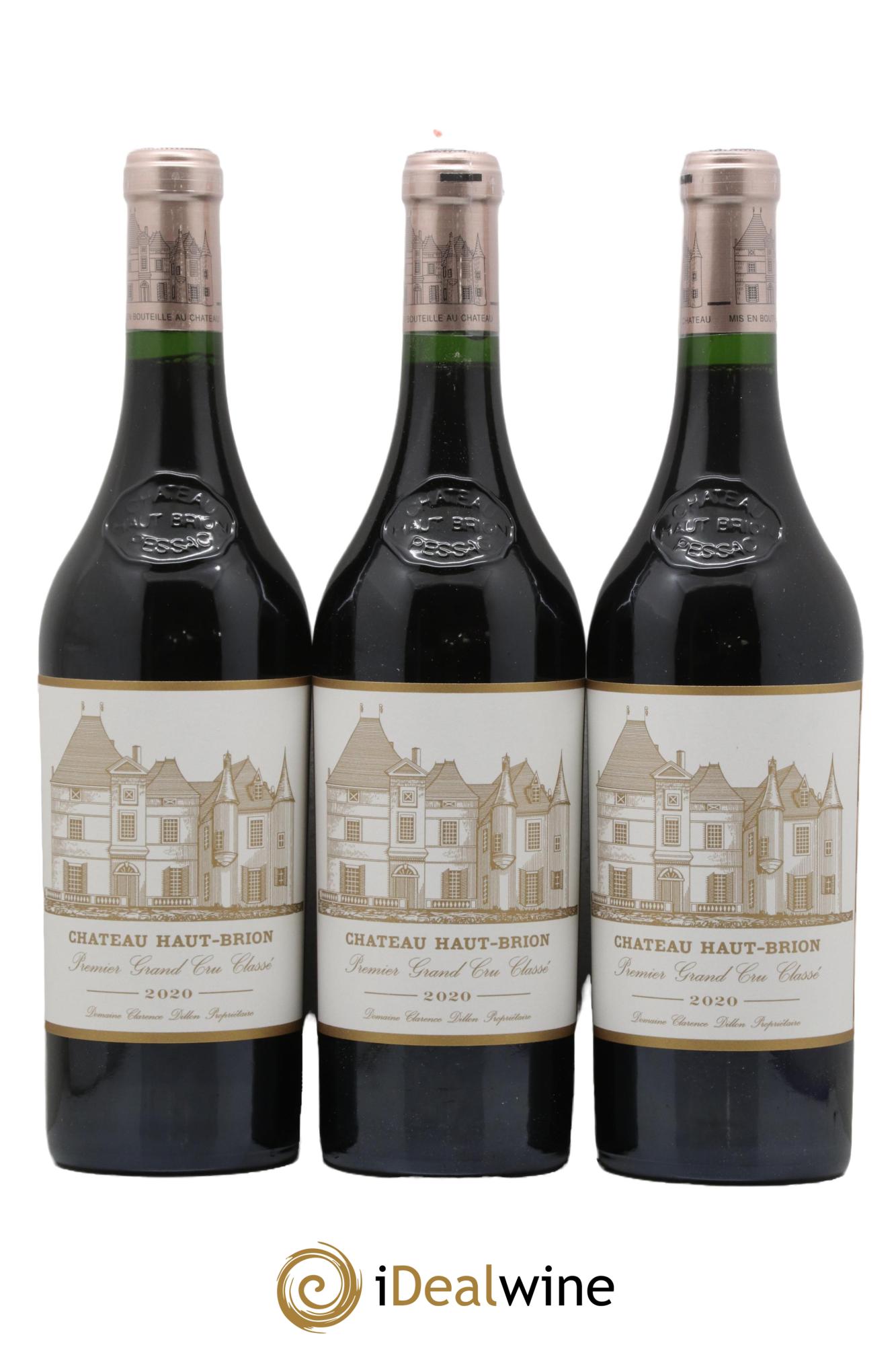 Château Haut Brion 1er Grand Cru Classé 2020 - Lot de 3 bouteilles - 0