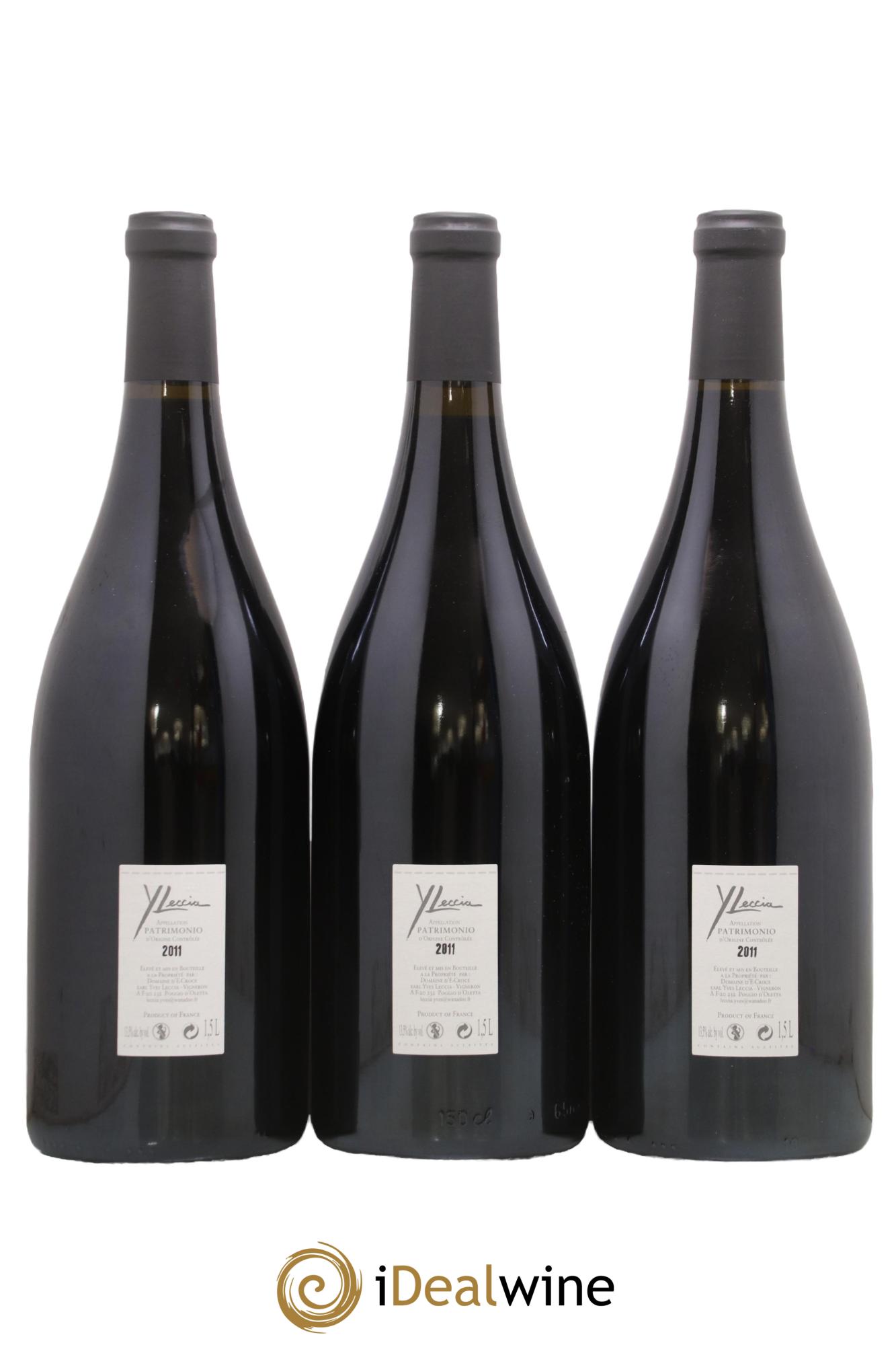 Patrimonio Domaine d' E. Croce  Yves Leccia 2011 - Lot de 3 magnums - 1