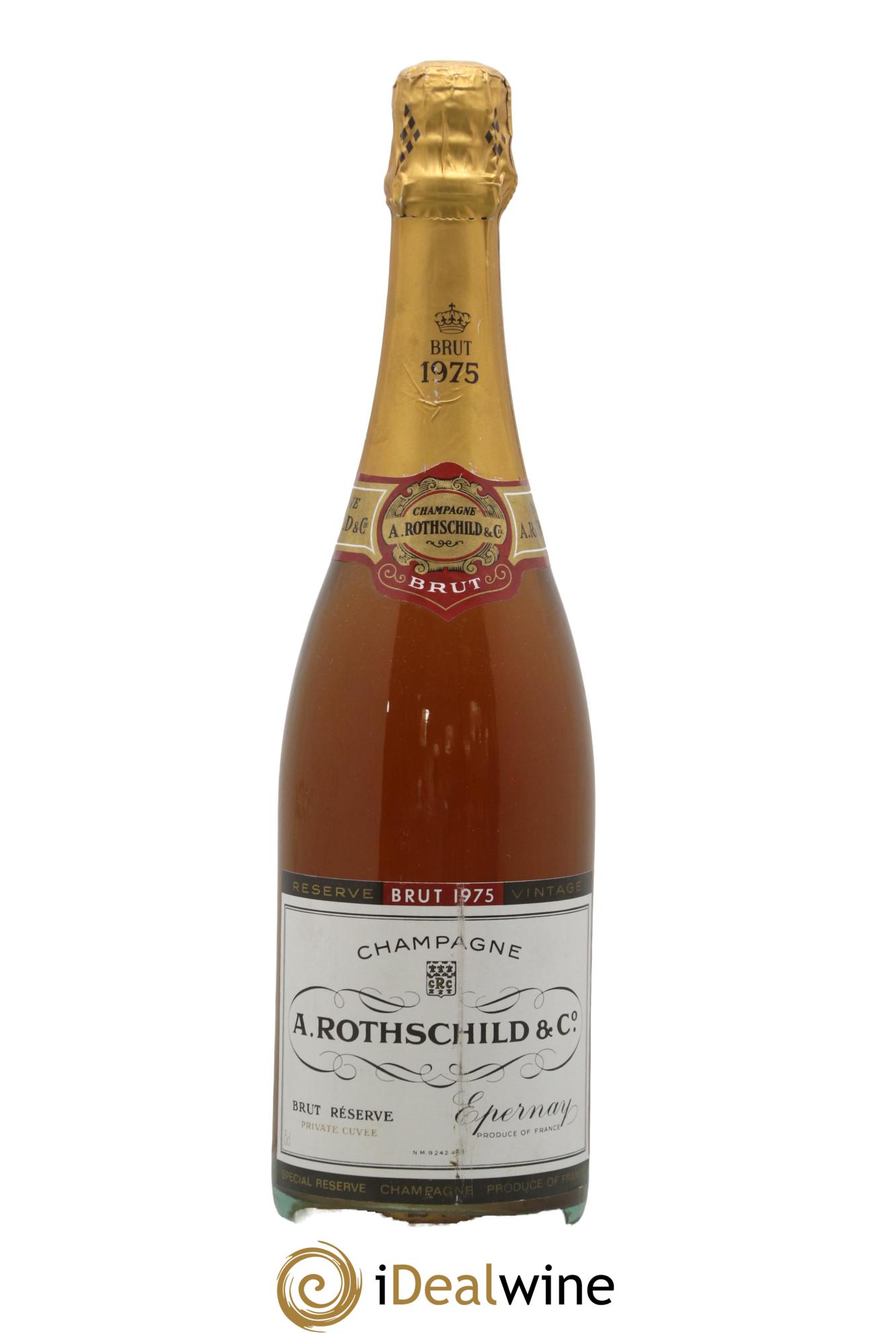 Brut Alfred Rothschild 1975 - Lot de 1 bouteille - 0