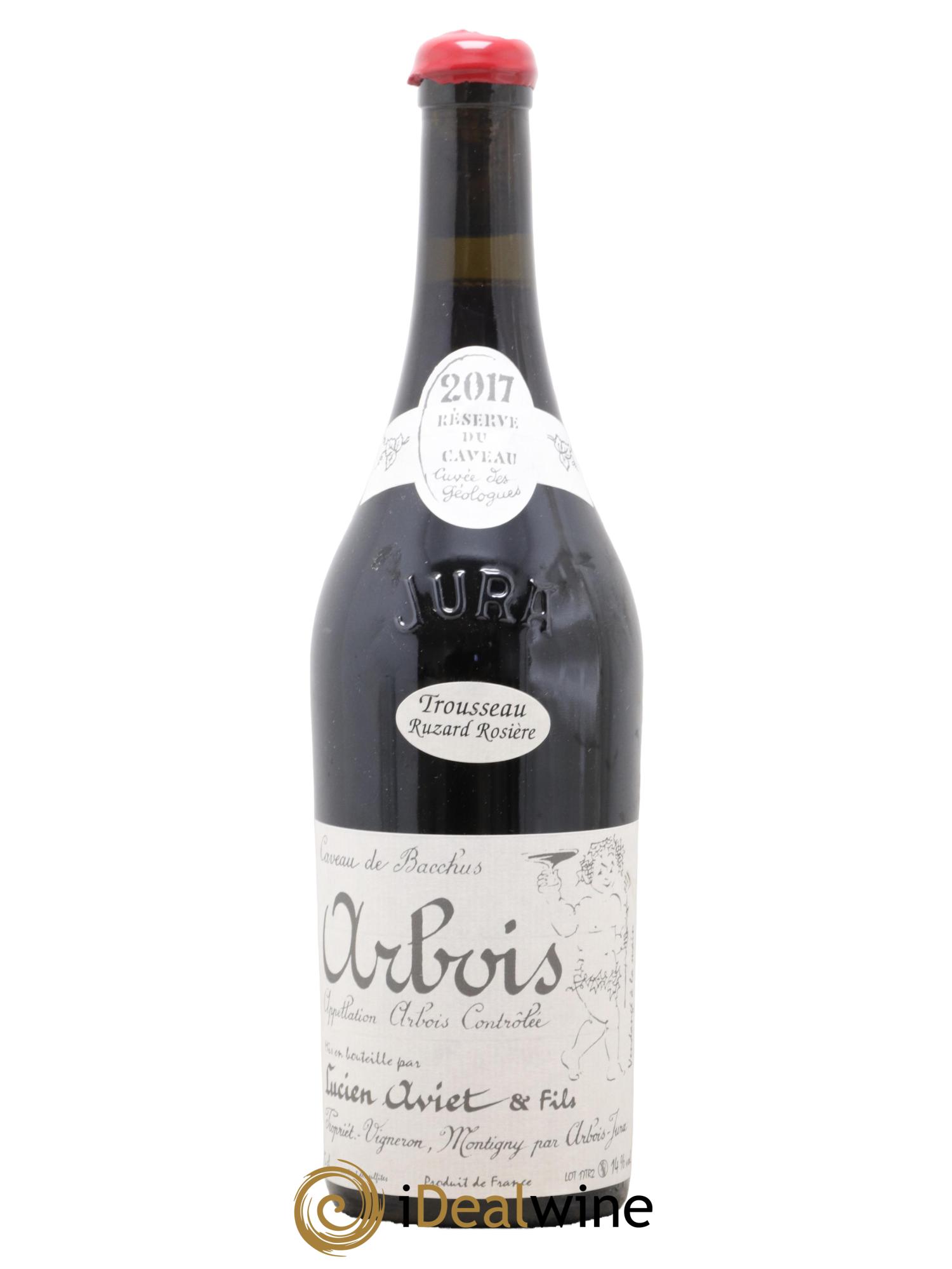 Arbois Trousseau Ruzard Rosière Cuvée des Géologues Lucien Aviet (Domaine) 2017 - Lot de 1 bouteille - 0