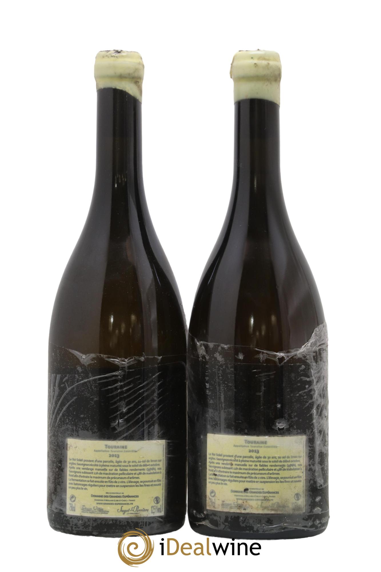 Touraine Le Roi Soleil Domaine des Grandes Esperances 2013 - Lot de 2 bouteilles - 1