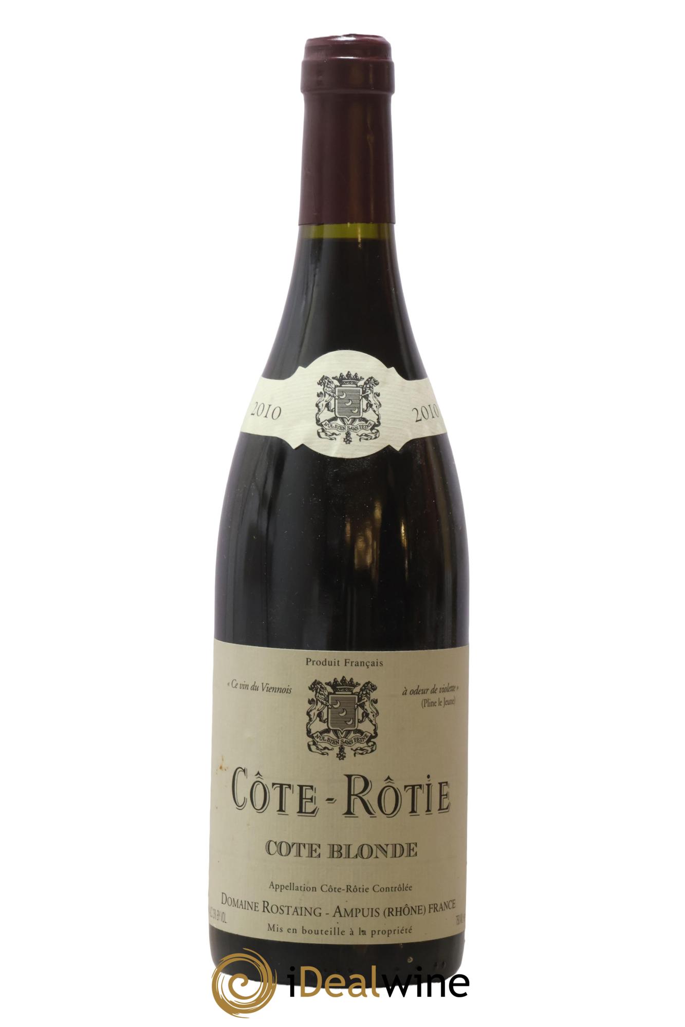 Côte-Rôtie Côte Blonde René Rostaing 2010 - Posten von 1 Flasche - 0
