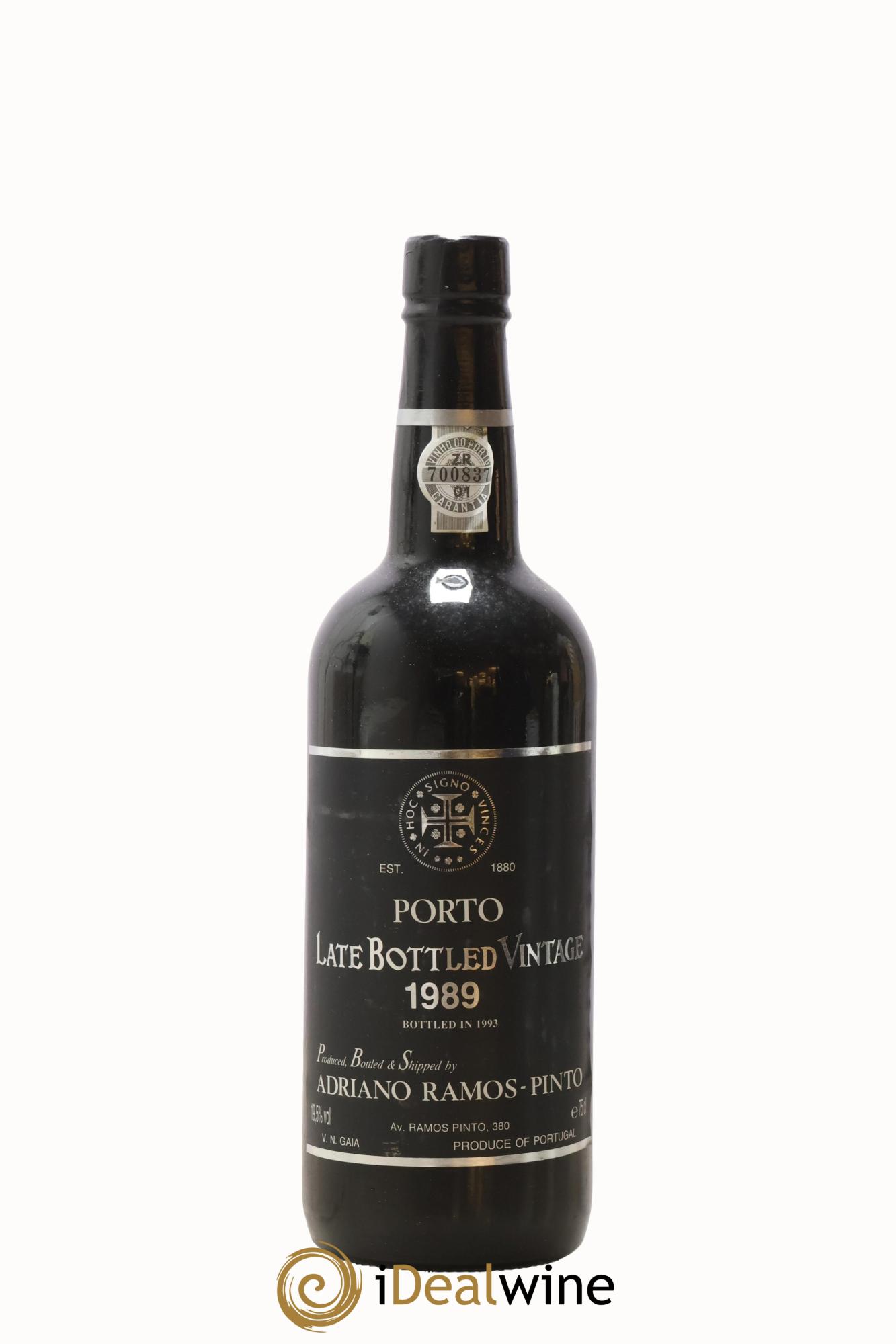Porto LBV Ramos Pintos 1989 - Lot de 1 bouteille - 0