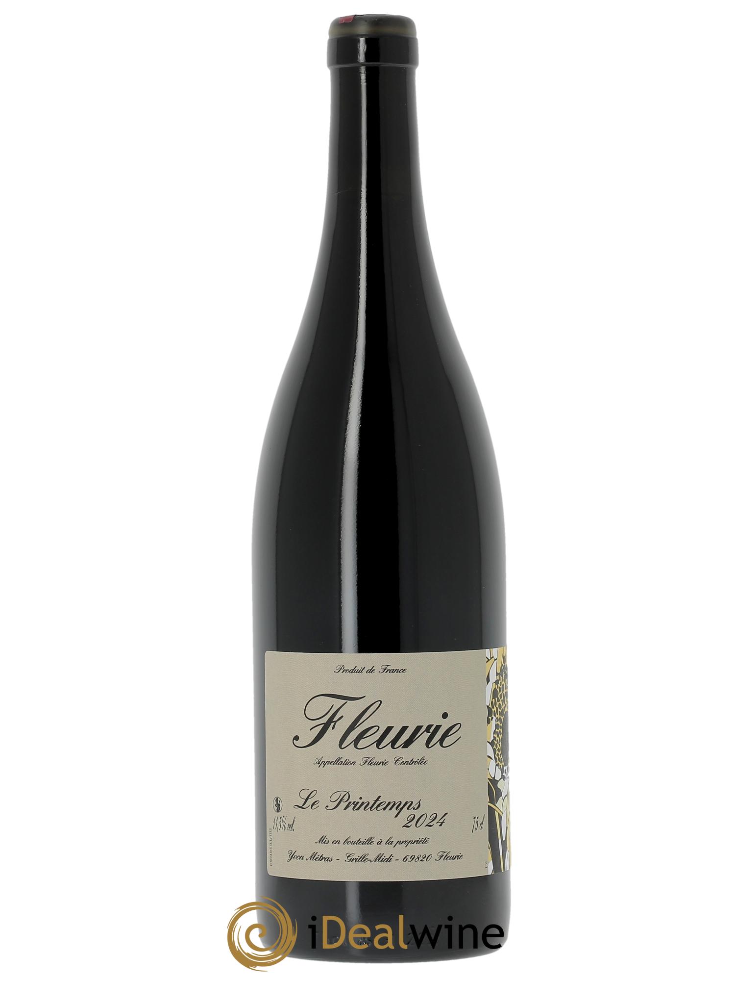 Fleurie Le Printemps Yvon Métras 2024 - Lot de 1 bouteille - 0