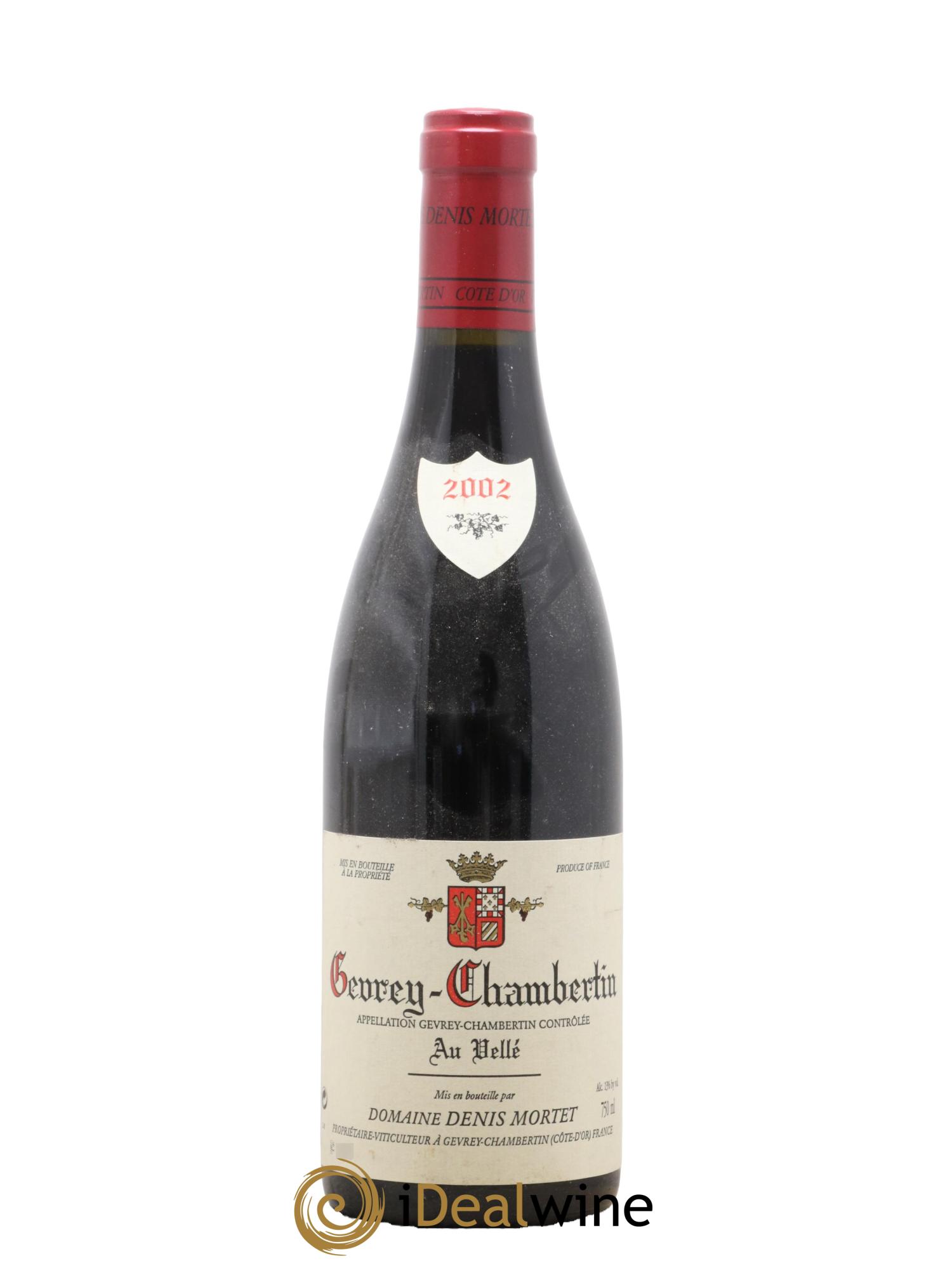 Gevrey-Chambertin Au Vellé Denis Mortet (Domaine) 2002 - Lot de 1 bouteille - 0