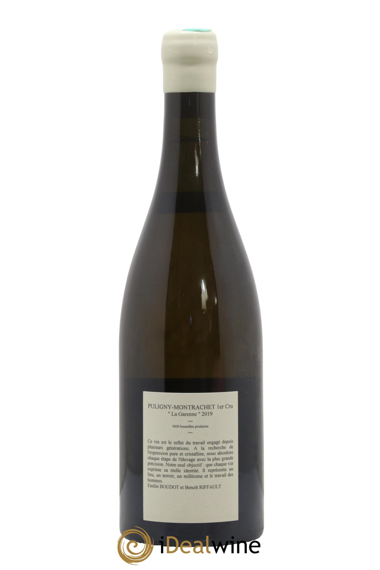 Puligny-Montrachet 1er Cru La Garenne Etienne Sauzet  2019 - Lot de 1 bouteille - 1