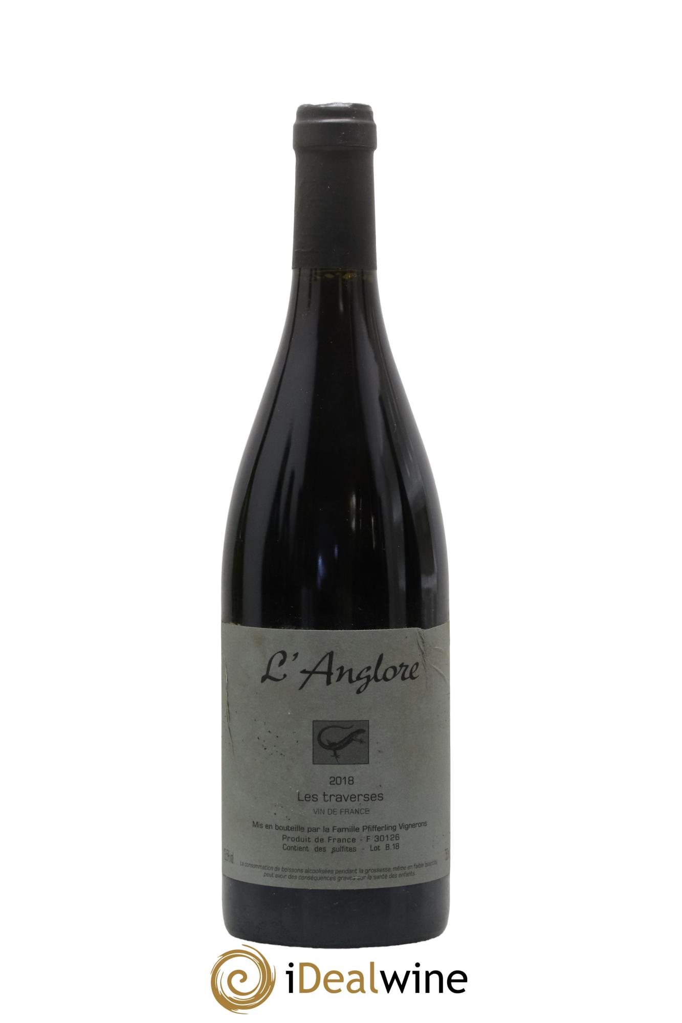 Vin de France Les Traverses L'Anglore 2018 - Lot of 1 bottle - 0