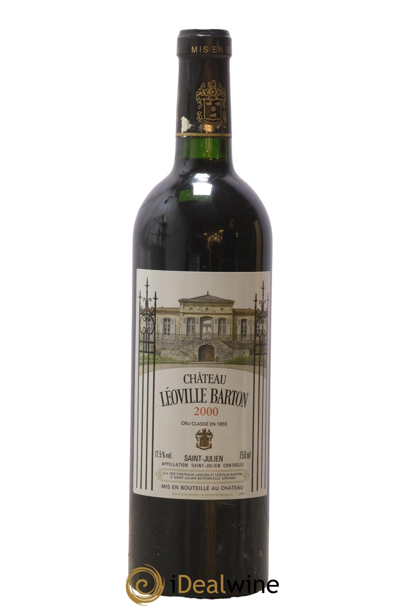 Château Léoville Barton 2ème Grand Cru Classé 2000 - Lot de 1 bouteille - 0