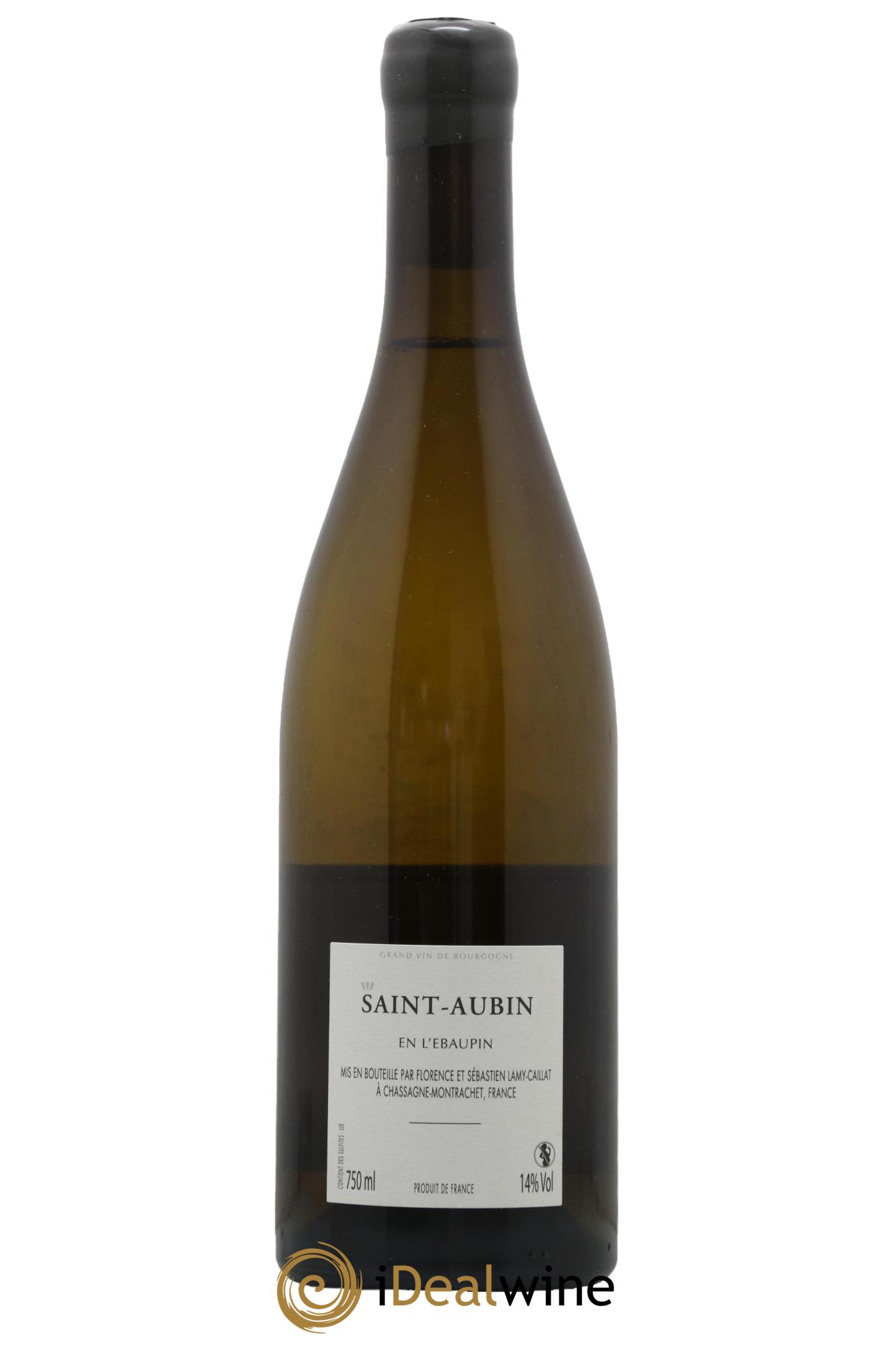 Saint-Aubin En l'Ebaupin Lamy-Caillat (Domaine) 2019 - Lot de 1 bouteille - 1