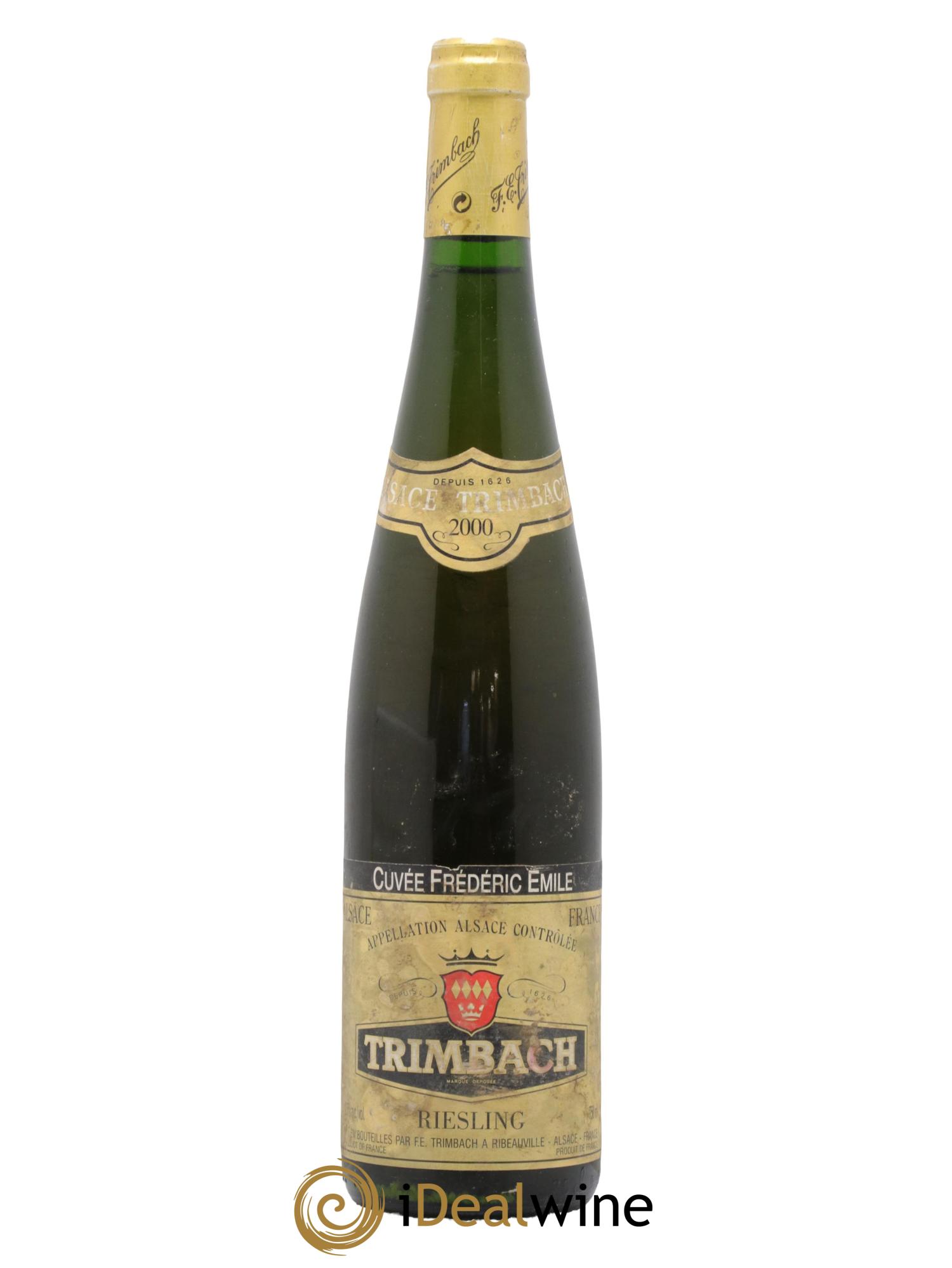 Alsace Riesling Cuvée Frédéric Emile Trimbach (Domaine) 2000 - Posten von 1 Flasche - 0