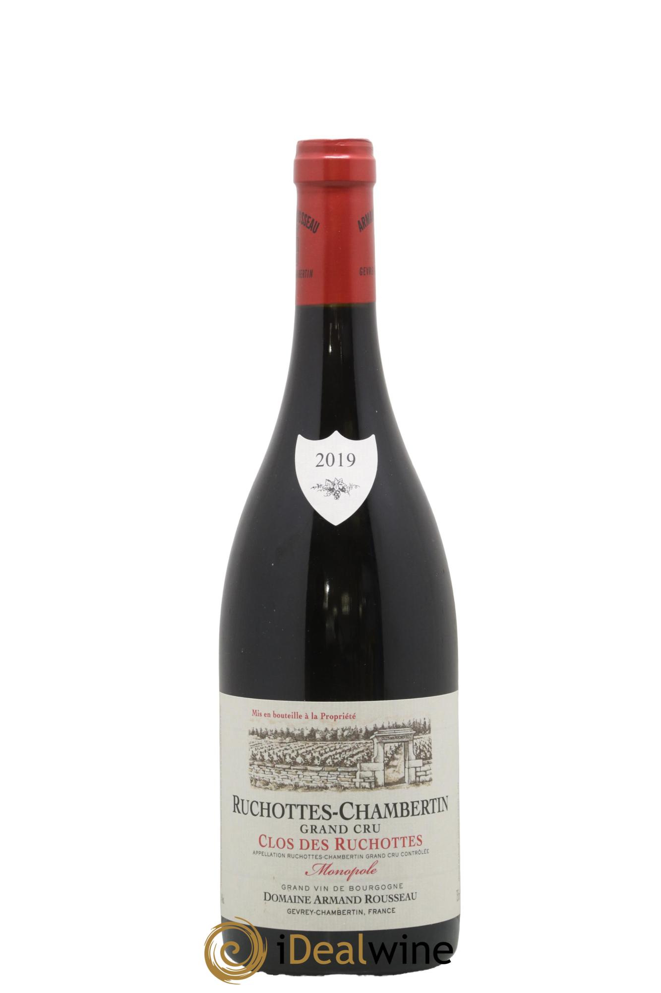 Ruchottes-Chambertin Grand Cru Clos des Ruchottes Armand Rousseau (Domaine) 2019 - Lot de 1 bouteille - 0