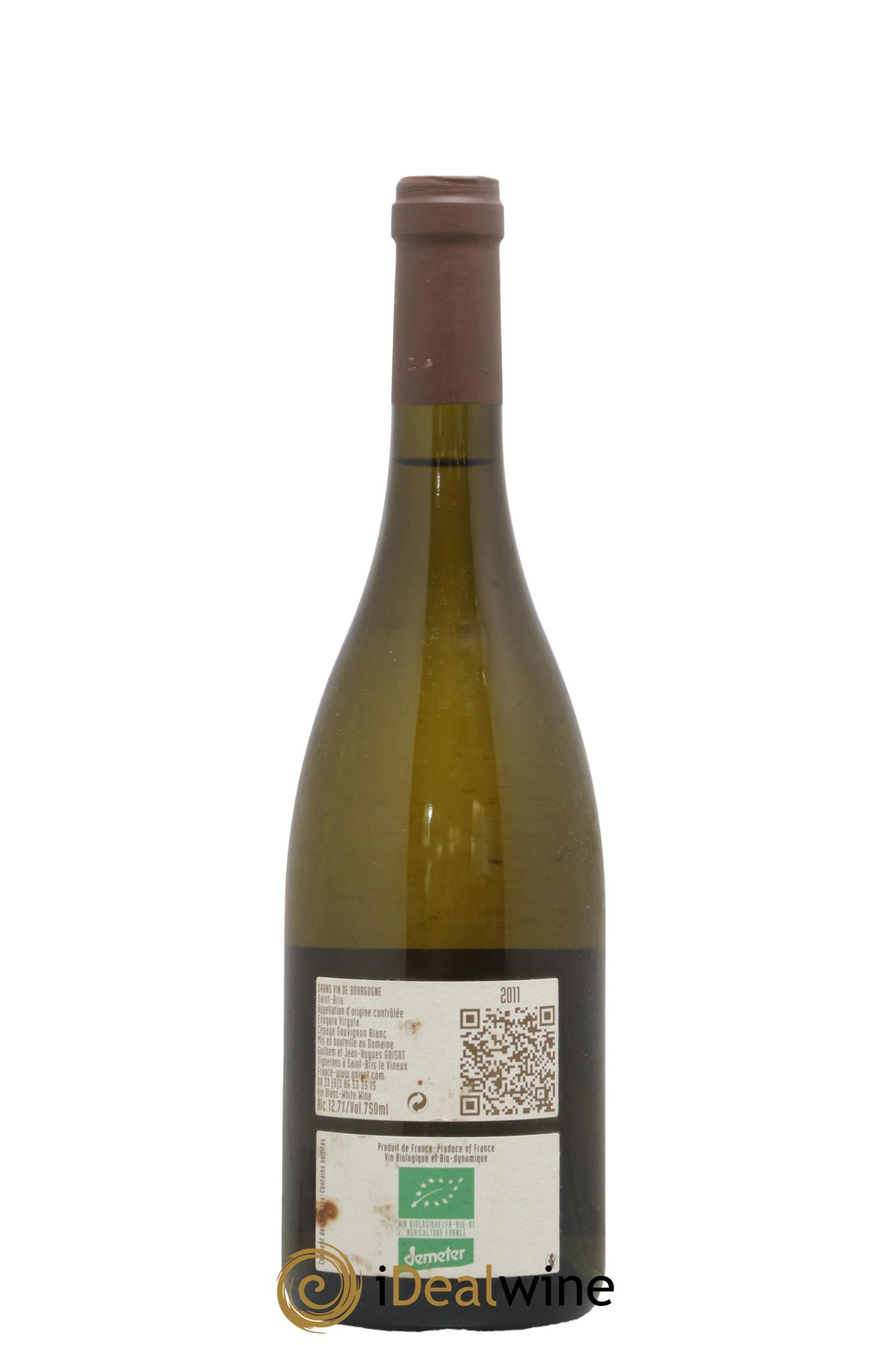 Saint-Bris Exogyra Virgula Goisot 2011 - Lot de 1 bouteille - 1