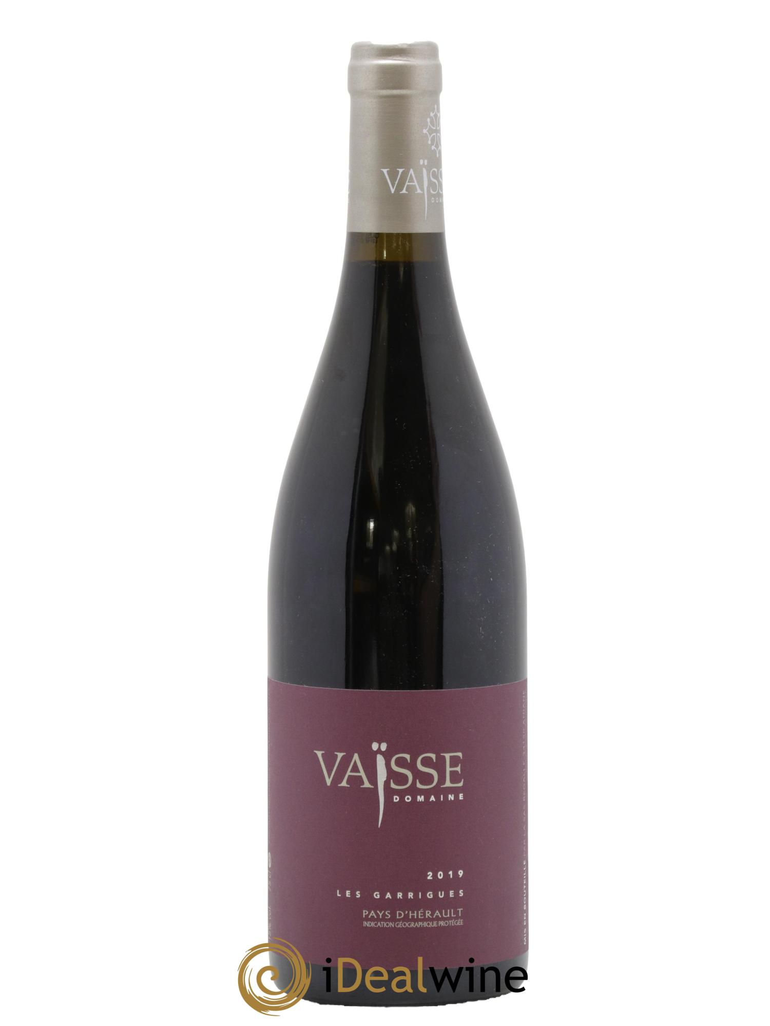 Pays d'Hérault Les Garrigues Vaisse (Domaine) 2019 - Lot de 1 bouteille - 0