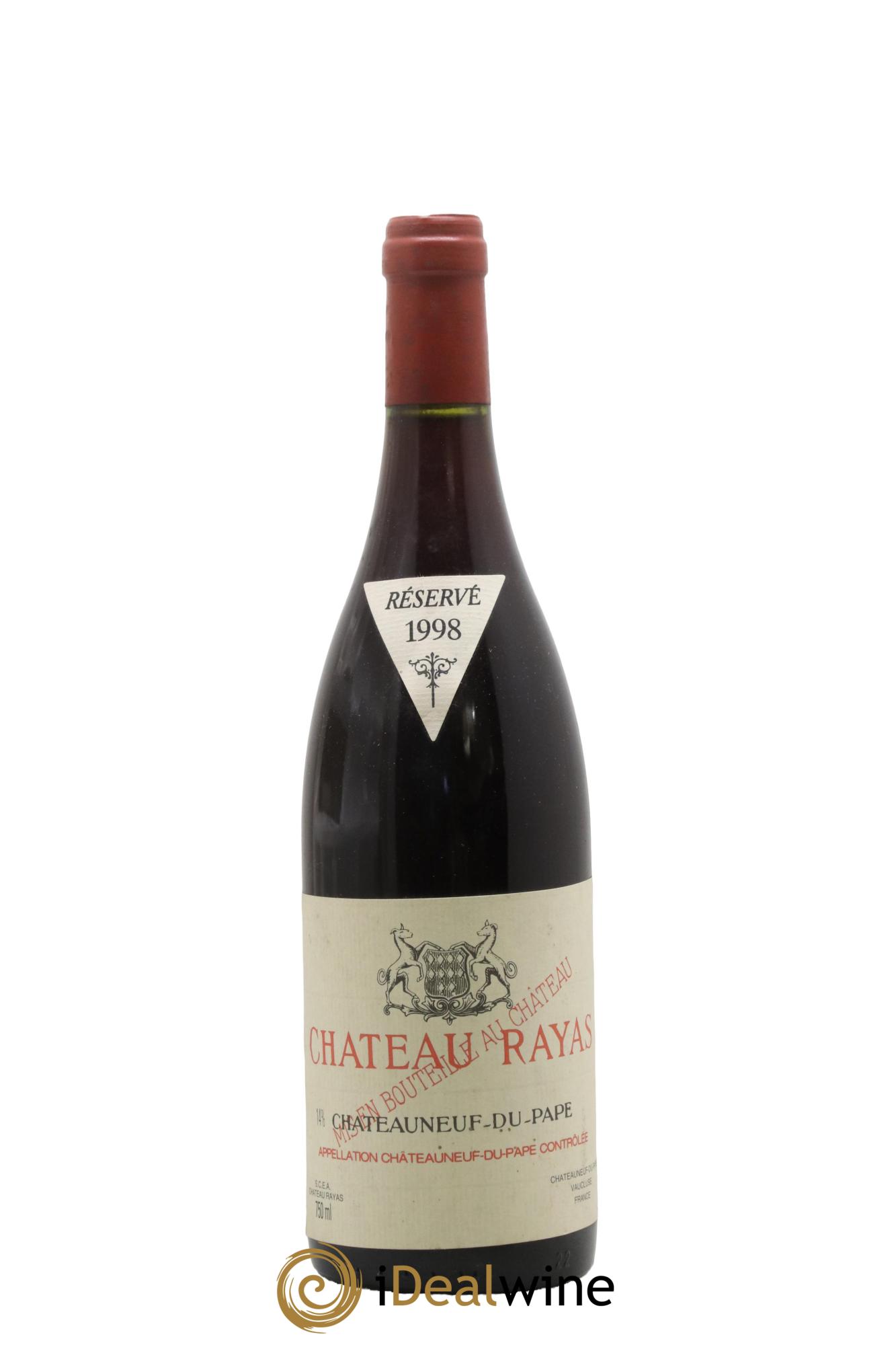 Châteauneuf-du-Pape Château Rayas Emmanuel Reynaud 1998 - Lot de 1 bouteille - 0
