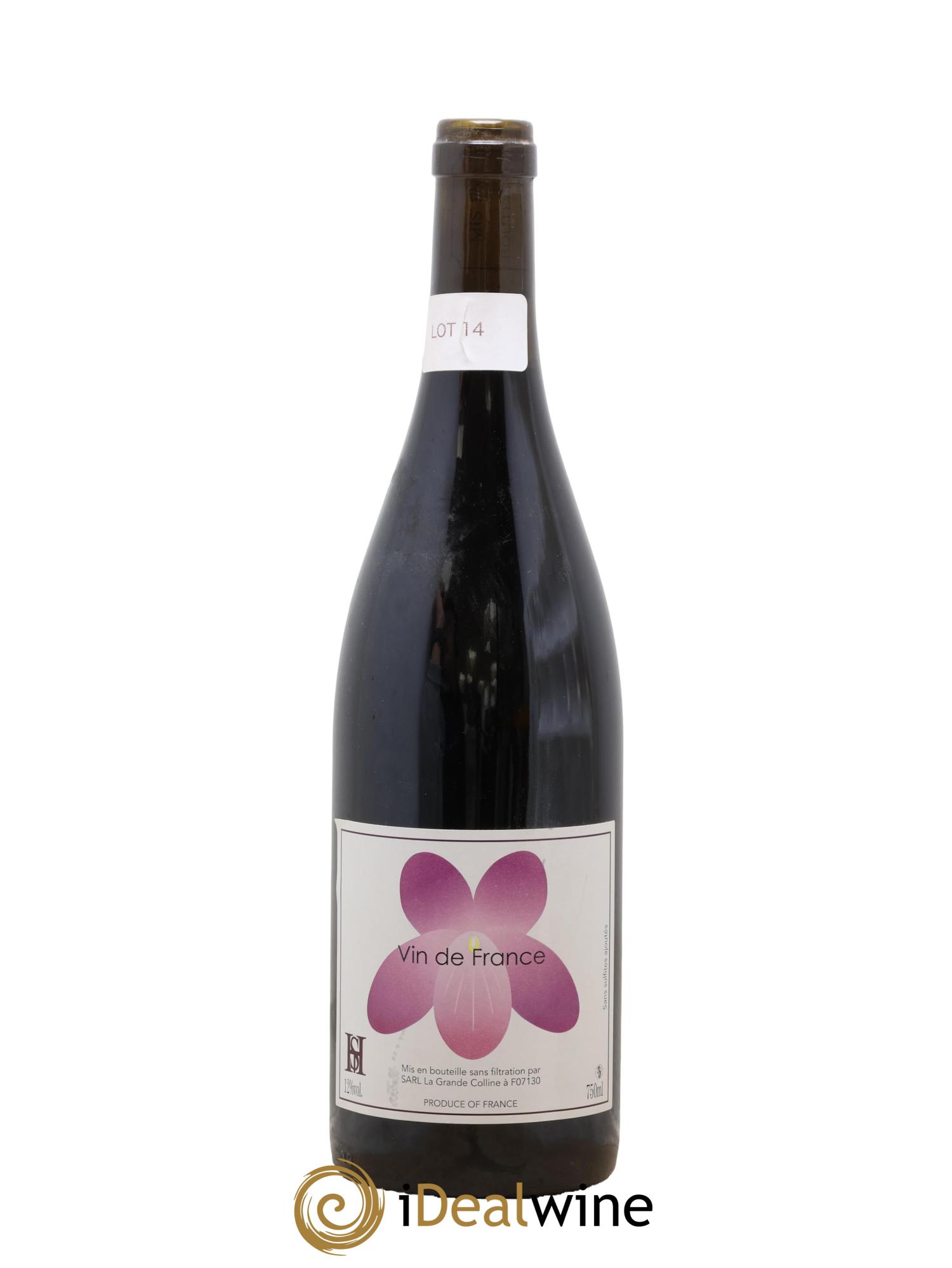 Vin de France (Ex Saint-Joseph) Hirotake Ooka - Domaine La Grande Colline 2014 - Lot de 1 bouteille - 0