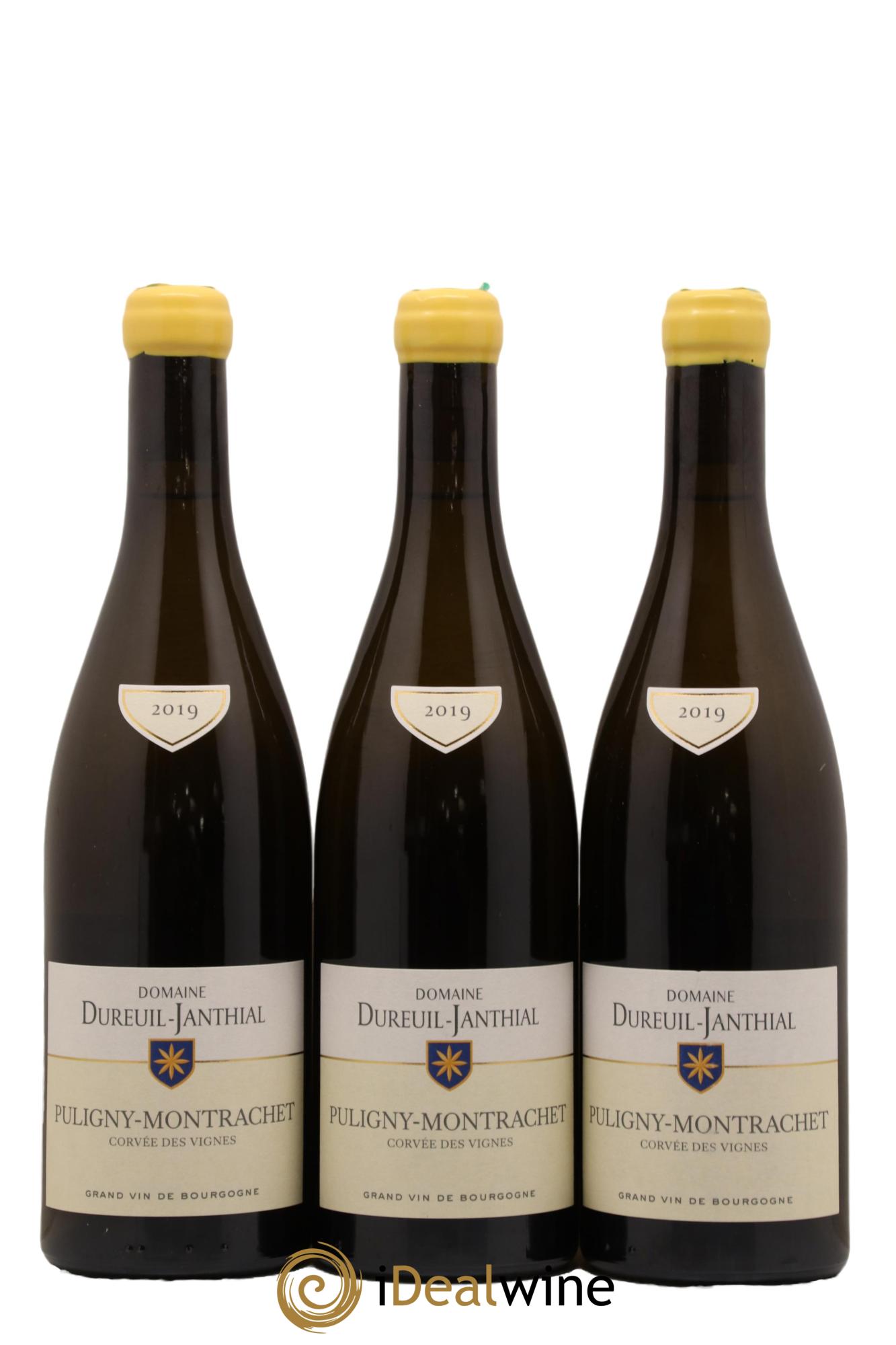 Puligny-Montrachet Corvées des Vignes Vincent Dureuil-Janthial 2019 - Lot de 3 bouteilles - 0
