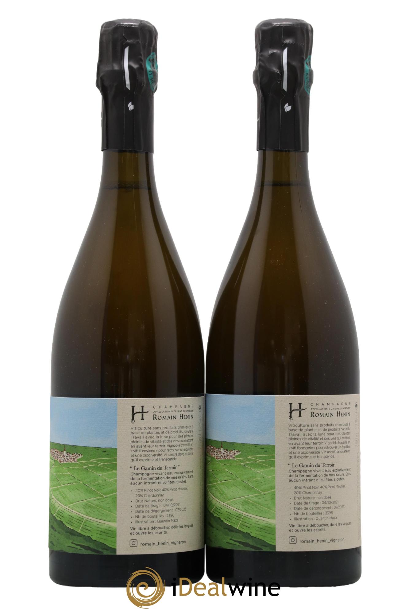 Gamin du Terroir Romain Henin - Lot de 2 bouteilles - 1