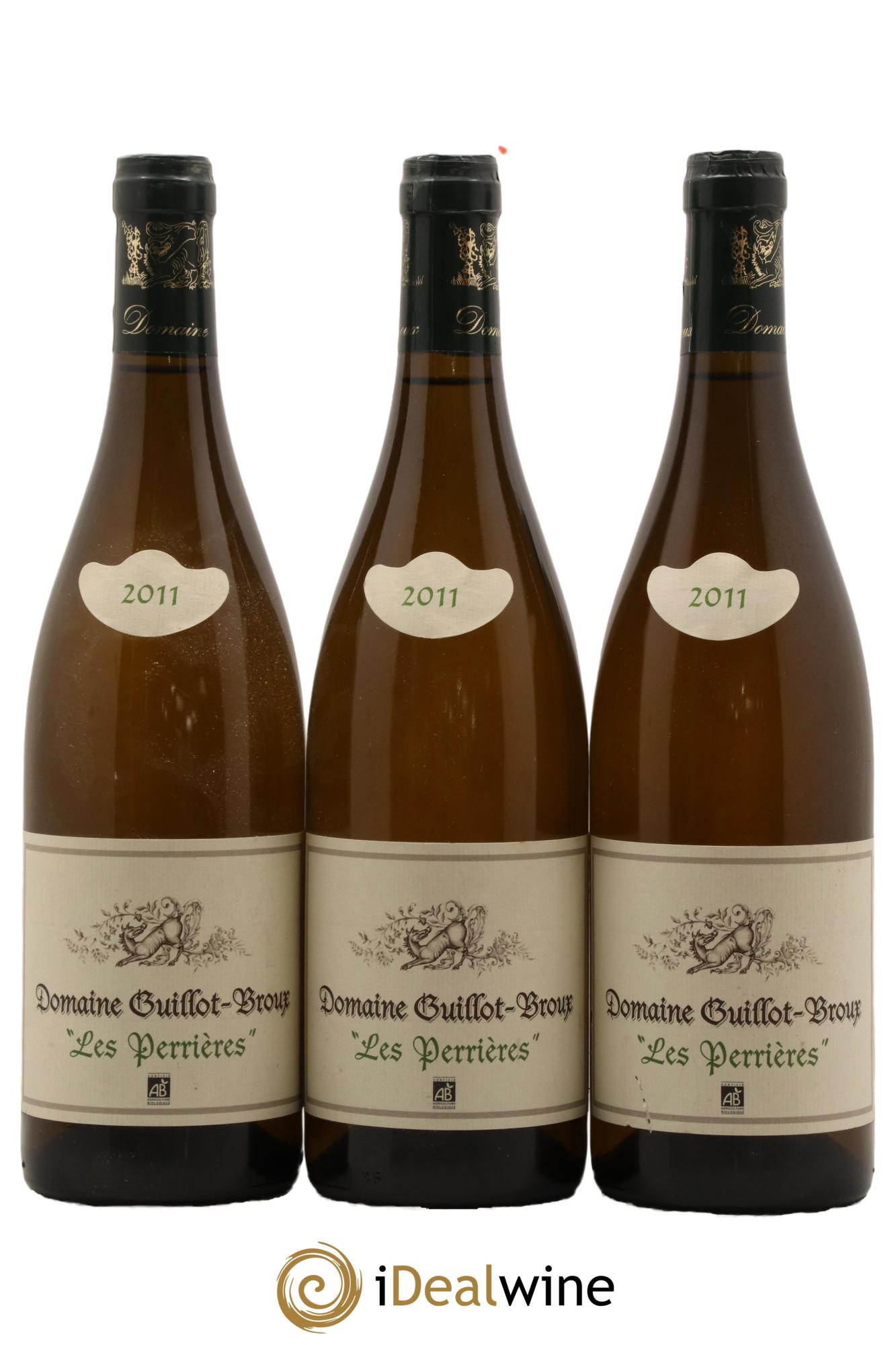 Mâcon-Cruzille Les Perrières Guillot-Broux (Domaine) 2011 - Lot de 3 bouteilles - 0
