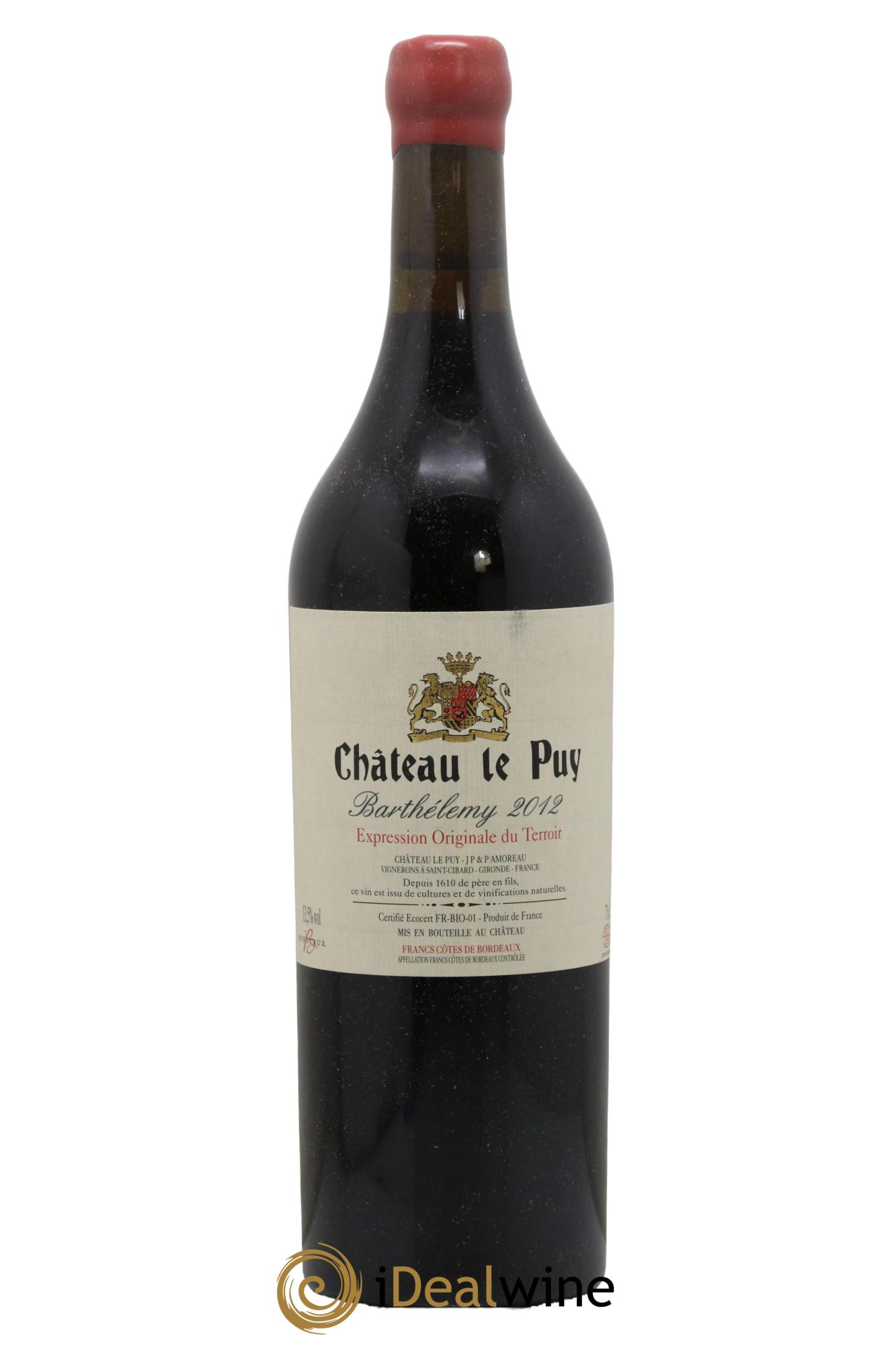 Le Puy - Cuvée Barthélemy 2012 - Lot of 1 bottle - 0