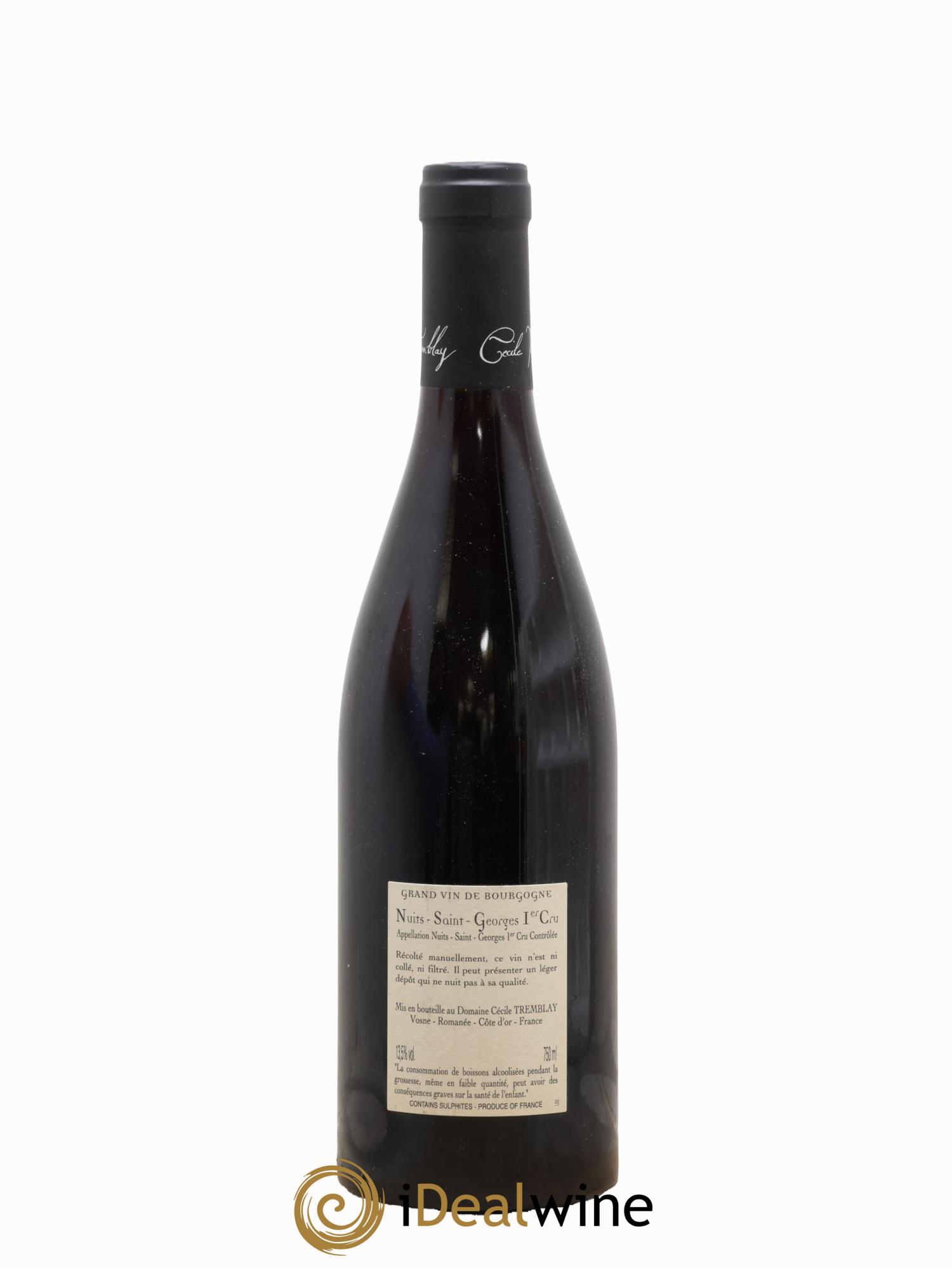 Nuits-Saint-Georges 1er Cru Les Murgers Cécile Tremblay Doute sur la cuvée car ne ressort pas 2018 - Posten von 1 Flasche - 1