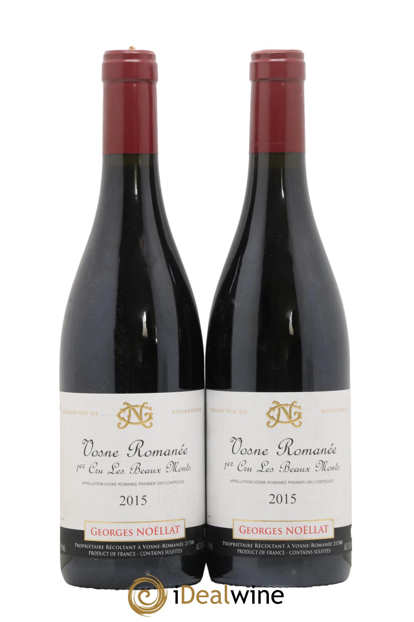 Vosne-Romanée 1er Cru Les Beaux Monts Georges Noëllat (Domaine) 2015 - Lot de 2 bouteilles - 0