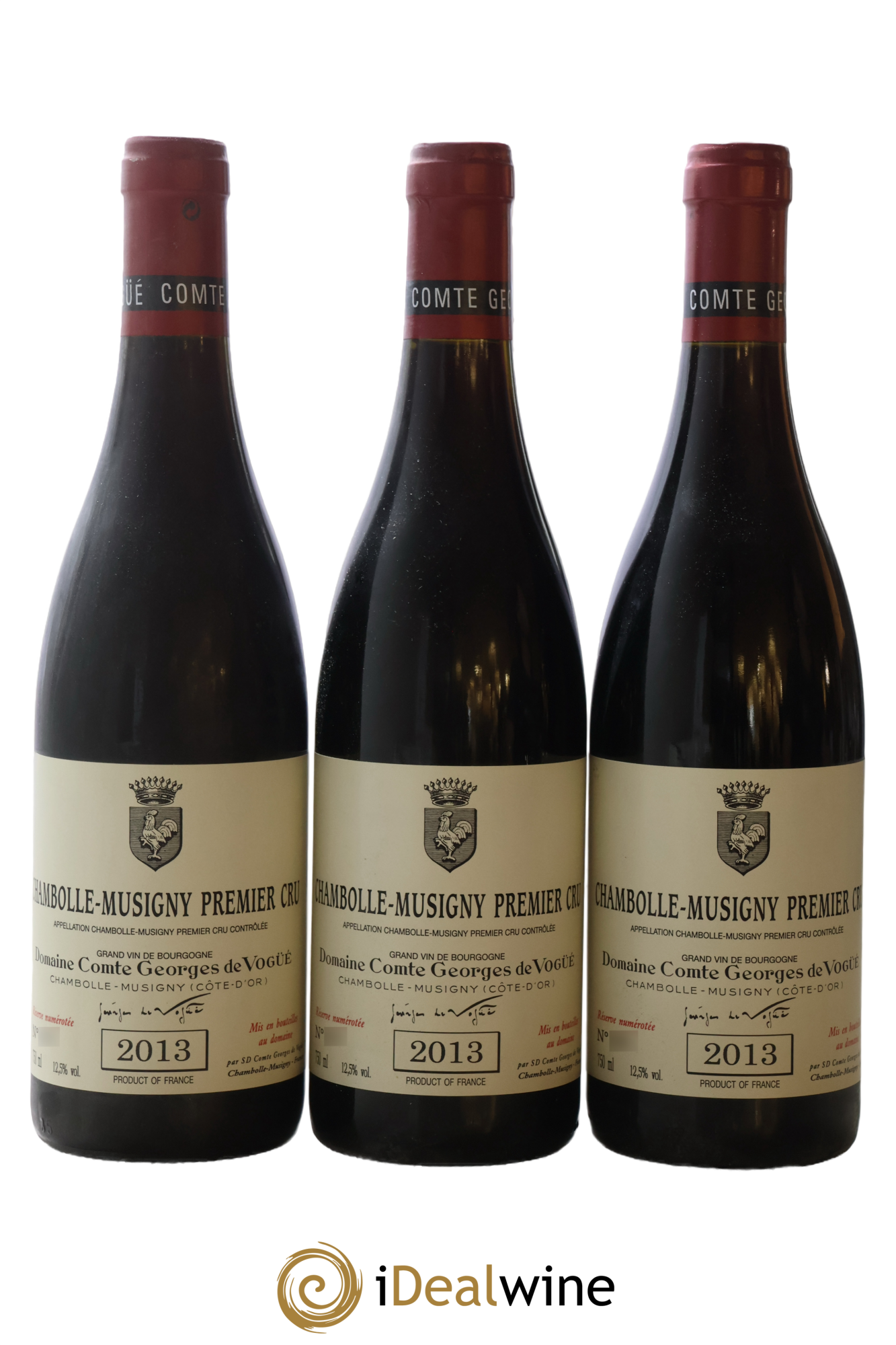 Chambolle-Musigny 1er Cru Comte Georges de Vogüé 2013 - Lot de 3 bouteilles - 0