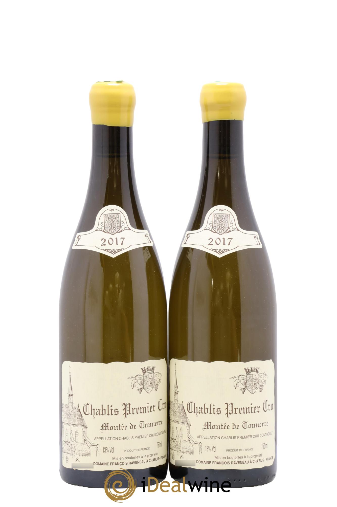 Chablis 1er Cru Montée de Tonnerre Raveneau (Domaine) 2017 - Lot de 2 bouteilles - 0