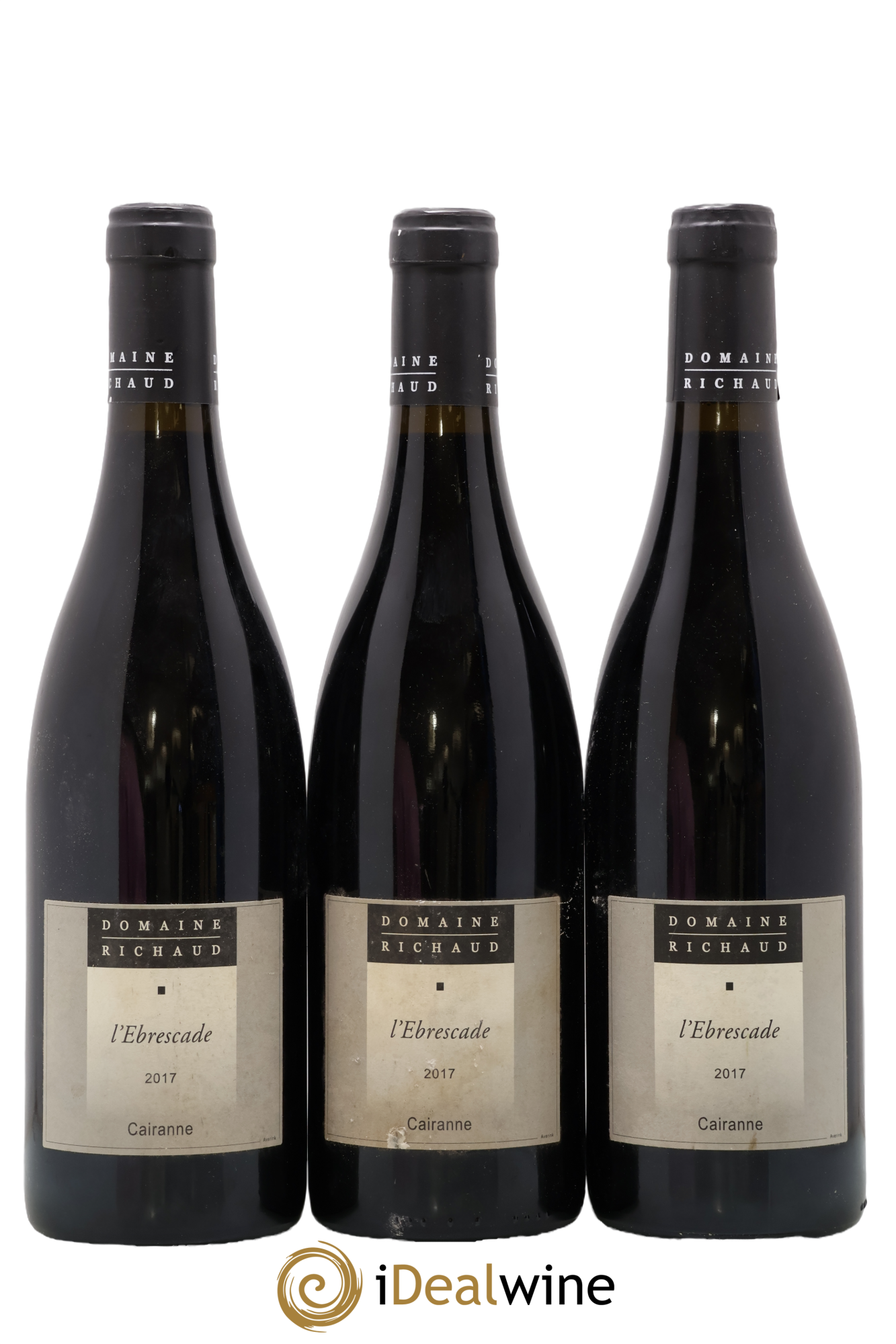 Cairanne Ebrescade Marcel Richaud 2017 - Lot de 3 bouteilles - 0