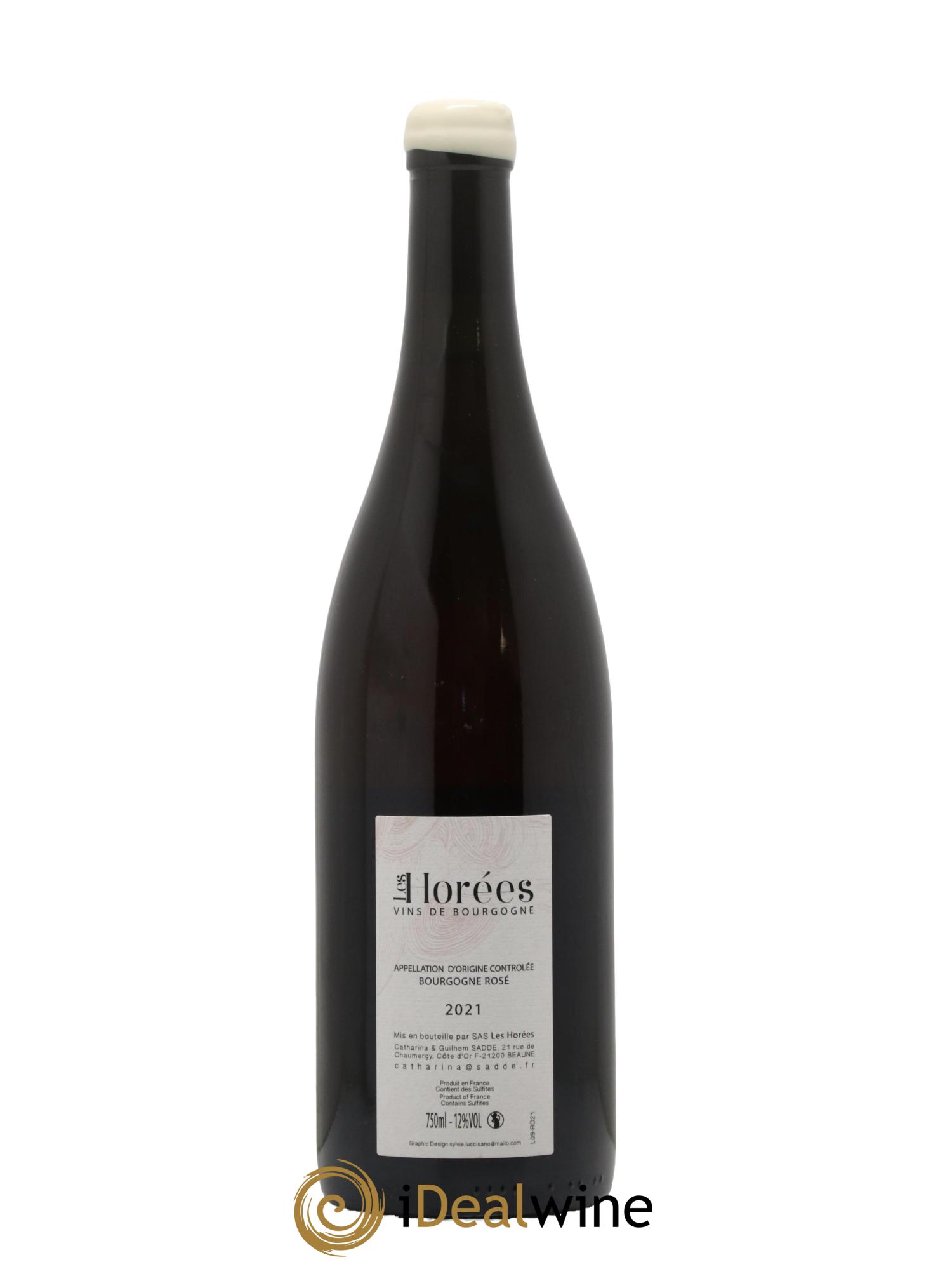 Bourgogne Rosé Bonheur Les Horées 2021 - Lot de 1 bouteille - 1