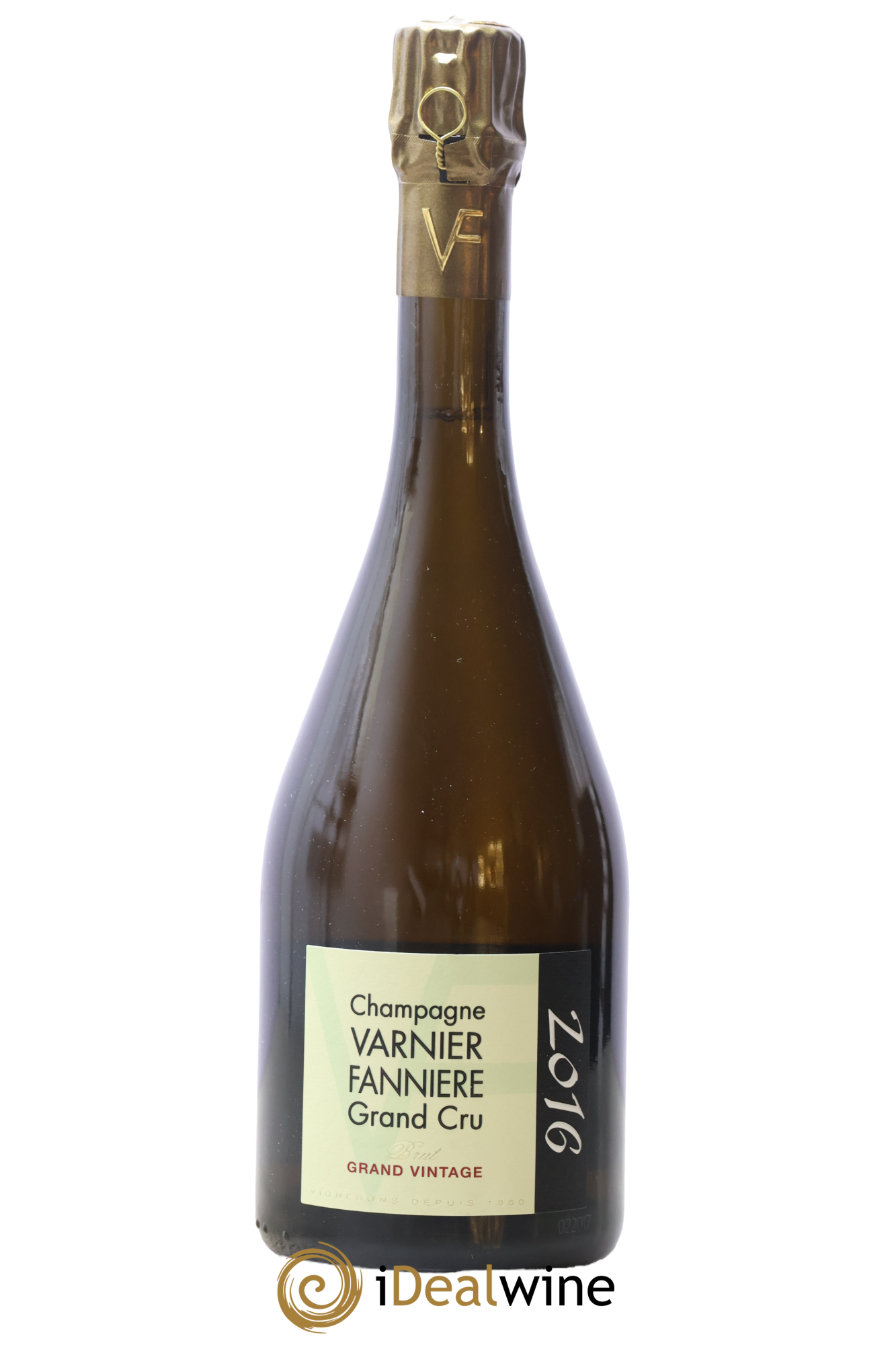 Grand Cru Brut Grand Vintage Varnier-Fannière 2016 - Lot de 1 bouteille - 0