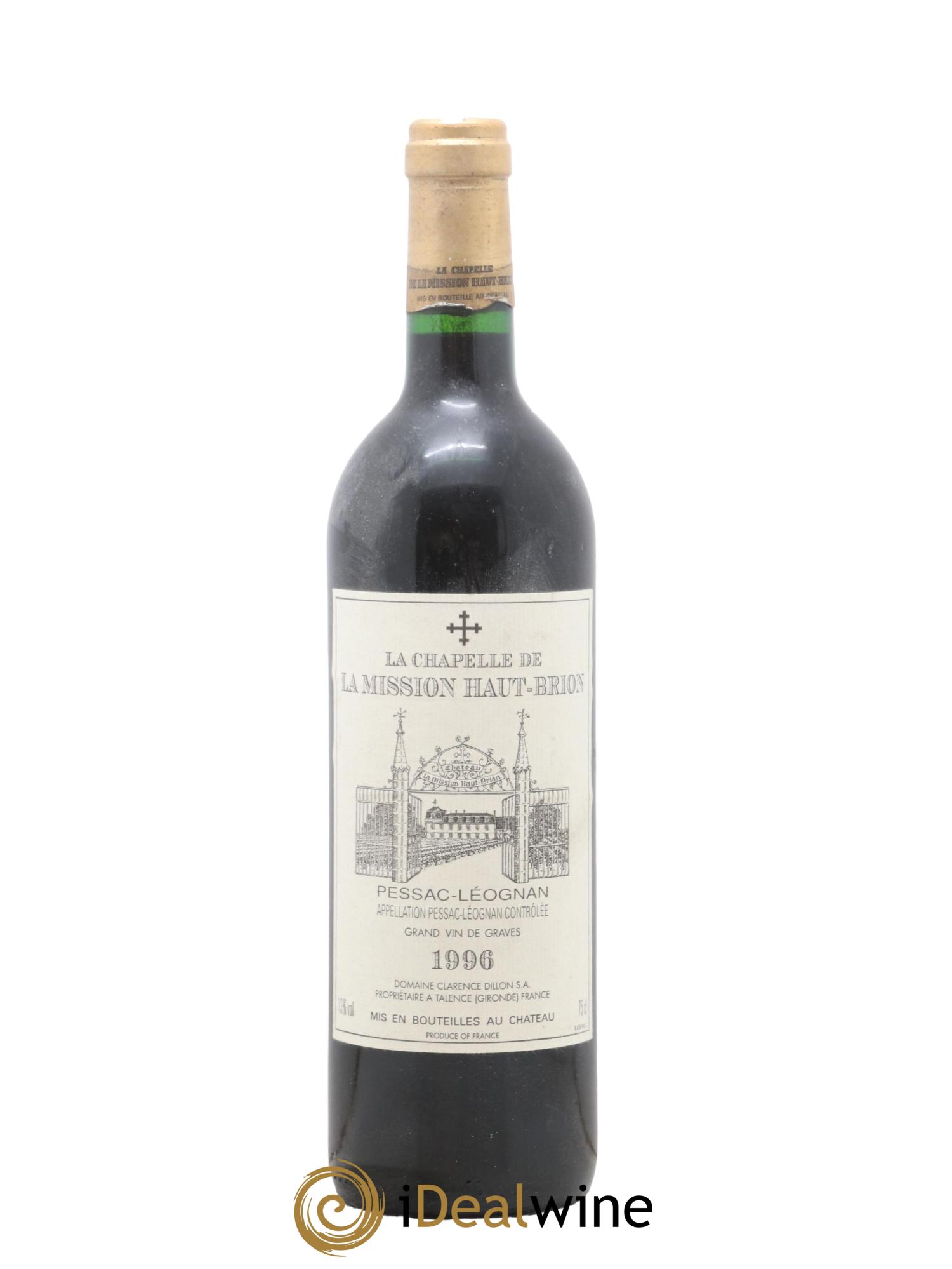 La Chapelle de La Mission Haut-Brion Second Vin 1996 - Lot de 1 bouteille - 0