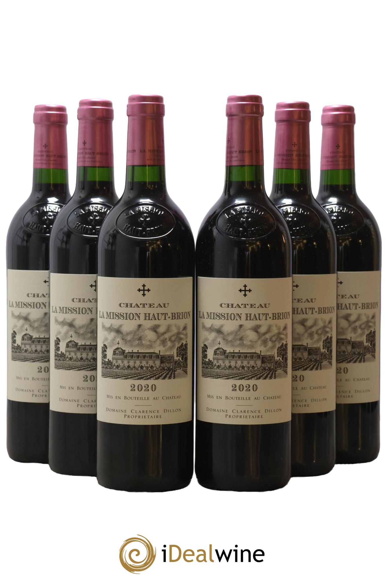 Château la Mission Haut-Brion Cru Classé de Graves 2020 - Lotto di 6 bottiglie - 0