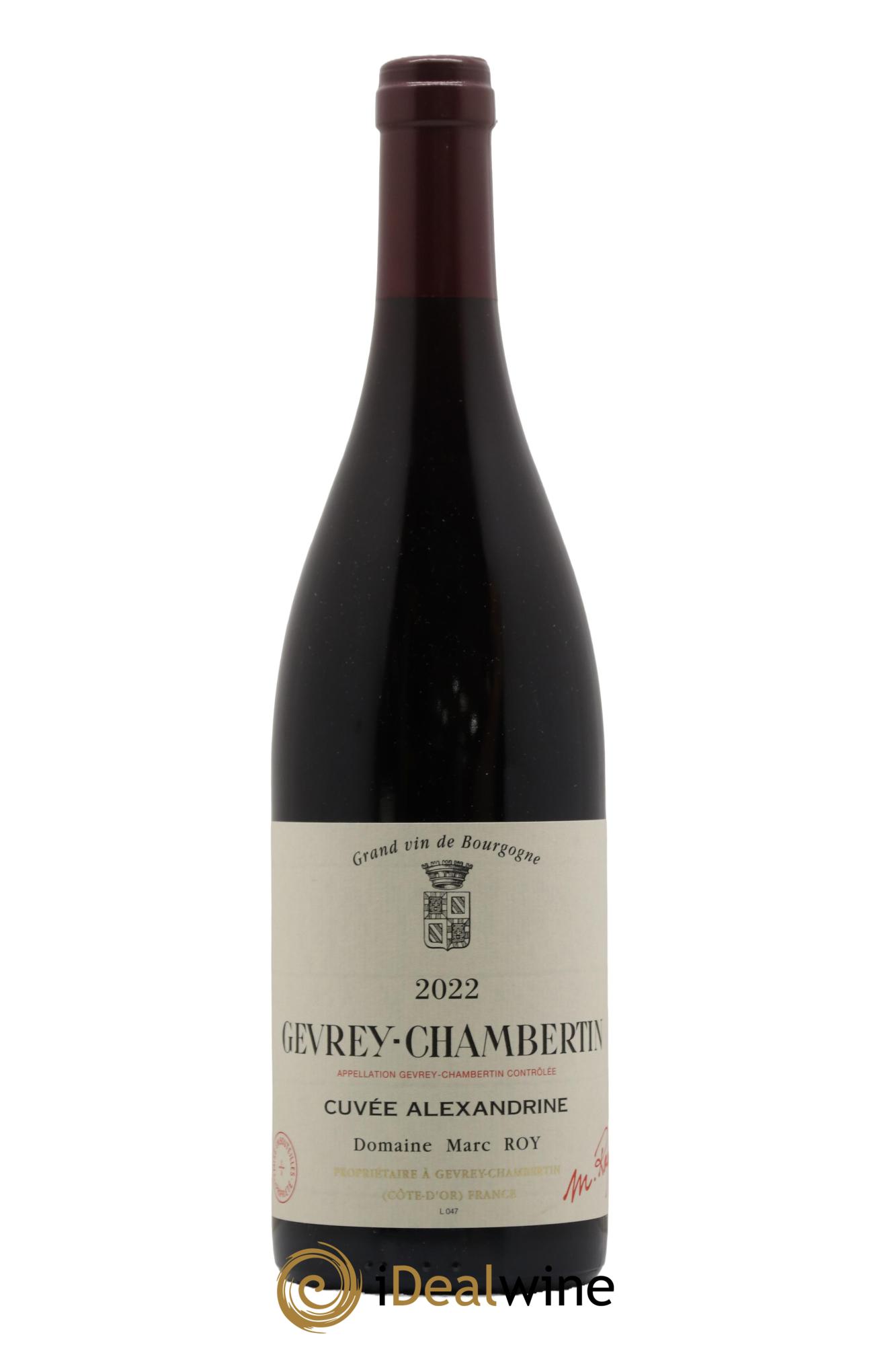 Gevrey-Chambertin Cuvée Alexandrine Marc Roy 2022 - Lot de 1 bouteille - 0