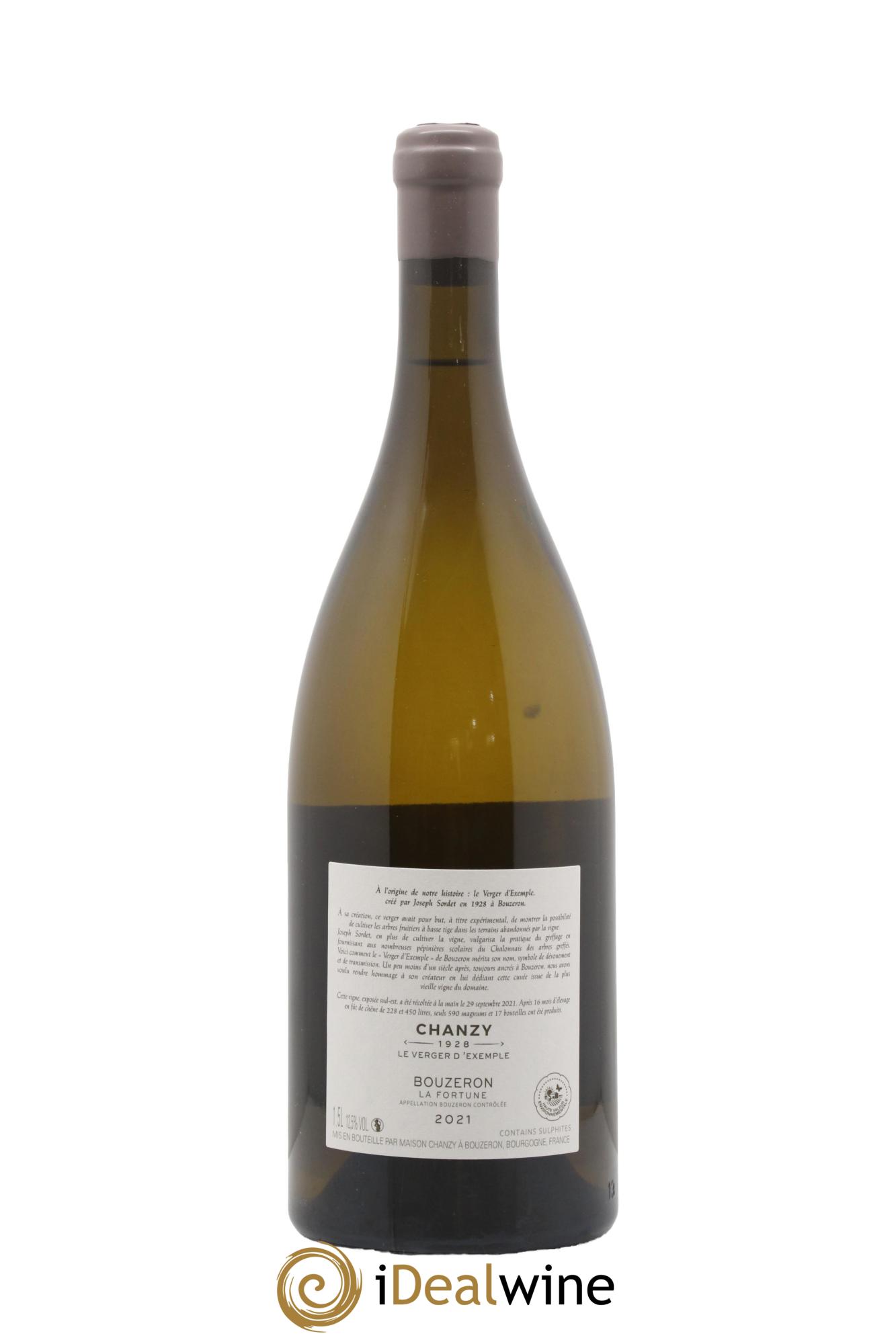Bouzeron La Fortune Hommage à Joseph Sordet Maison Chanzy 2021 - Lot de 1 magnum - 2