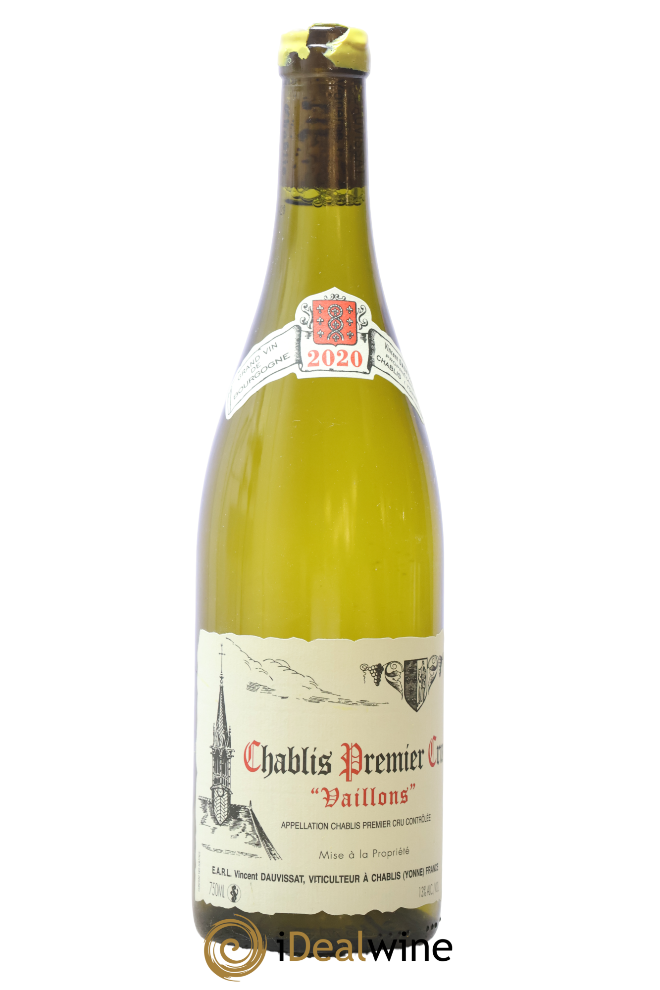 Chablis 1er Cru Vaillons Vincent Dauvissat (Domaine) 2020 - Lot de 1 bouteille - 0