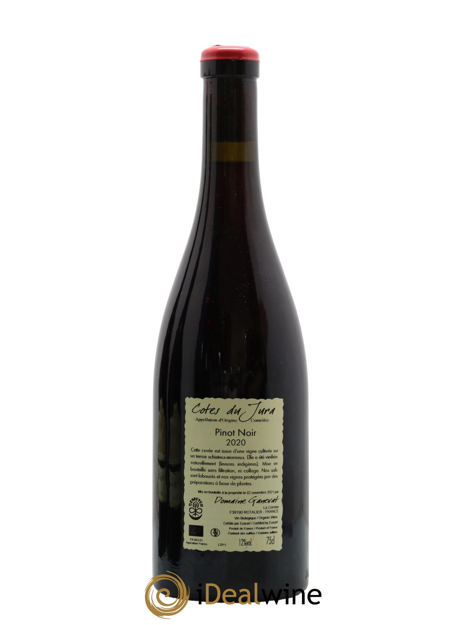 Côtes du Jura Pinot Noir En Billat Jean-François Ganevat (Domaine) 2020 - Lot de 1 bouteille - 1
