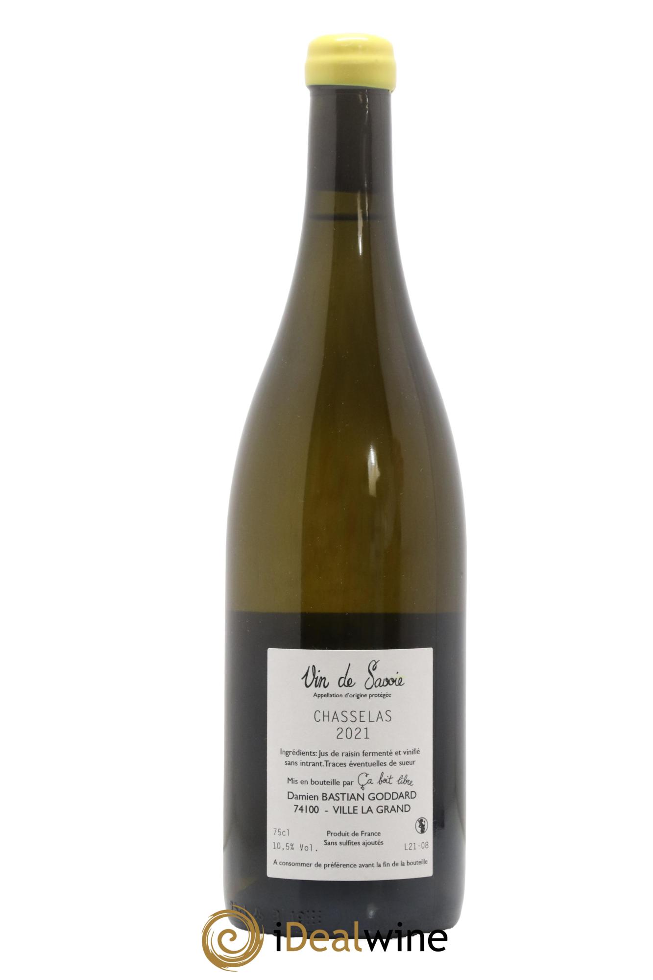 Vin de Savoie Chasselas Mon Blanc des Alpes Ca boit Libre 2021 - Lotto di 1 bottiglia - 1