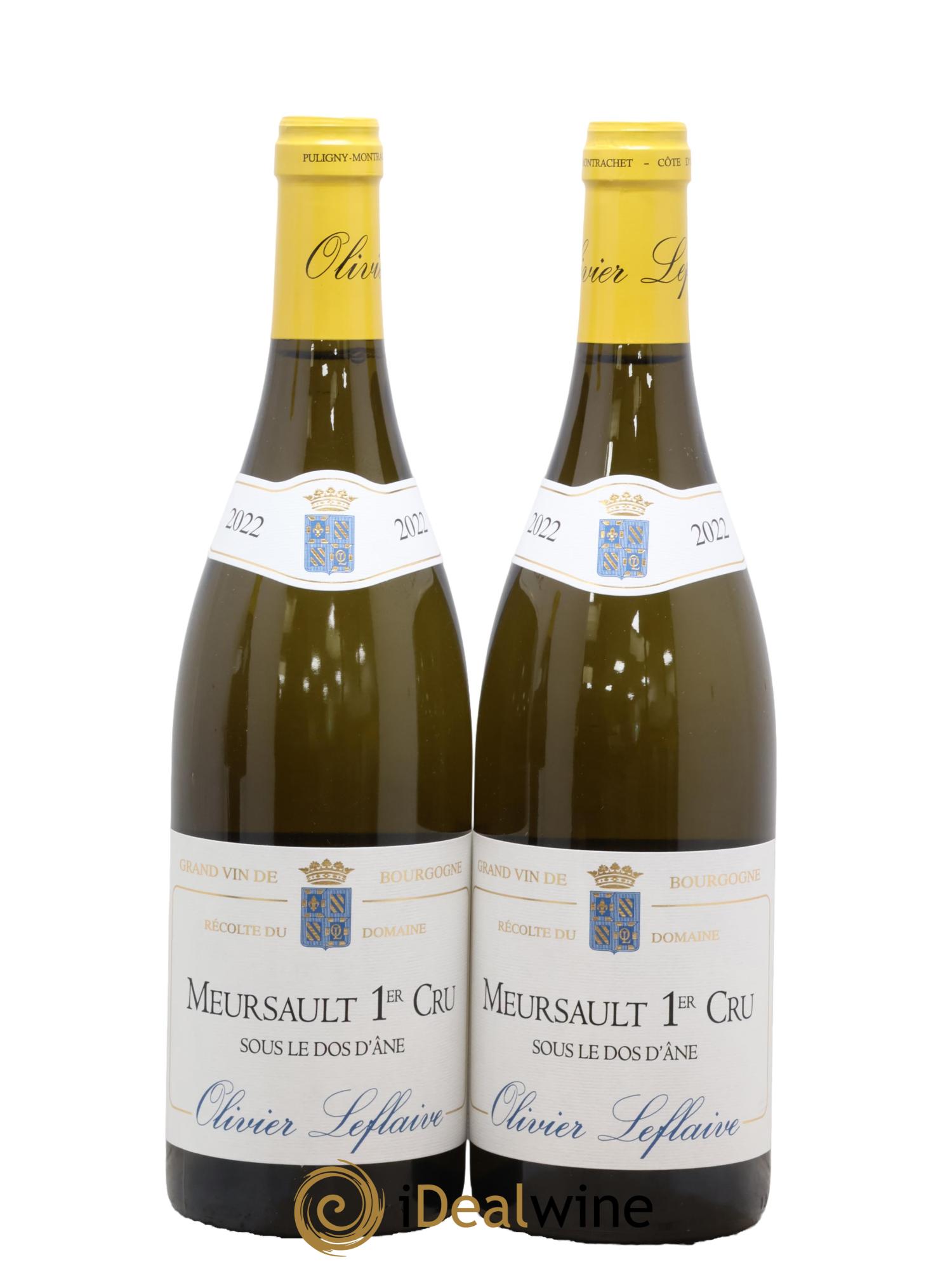 Meursault 1er Cru Sous le Dos d'Ane Olivier Leflaive 2022 - Lot de 2 bouteilles - 0