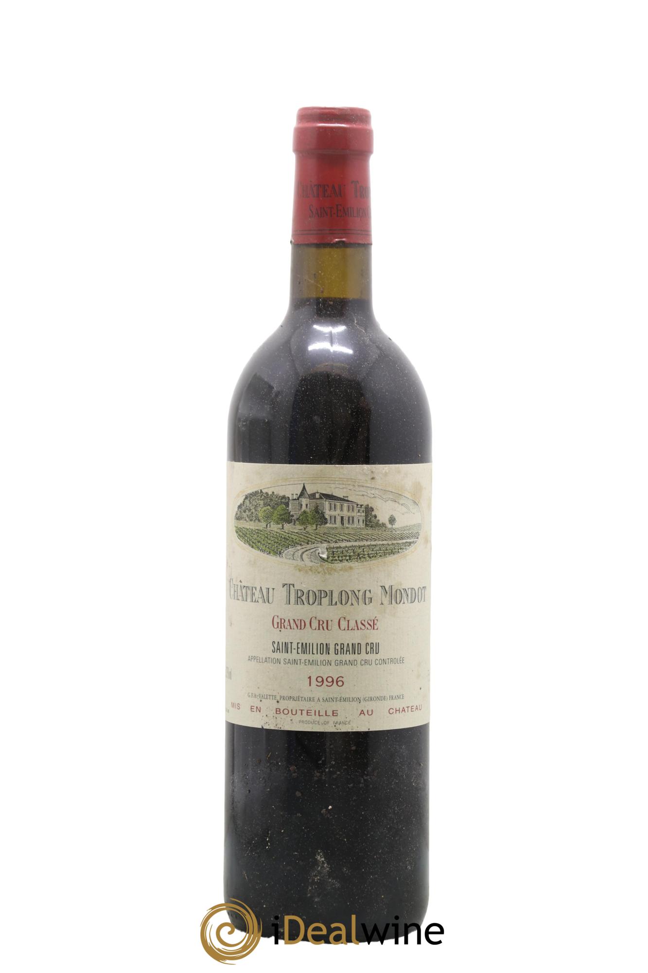 Château Troplong Mondot 1er Grand Cru Classé B 1996 - Lotto di 1 bottiglia - 0