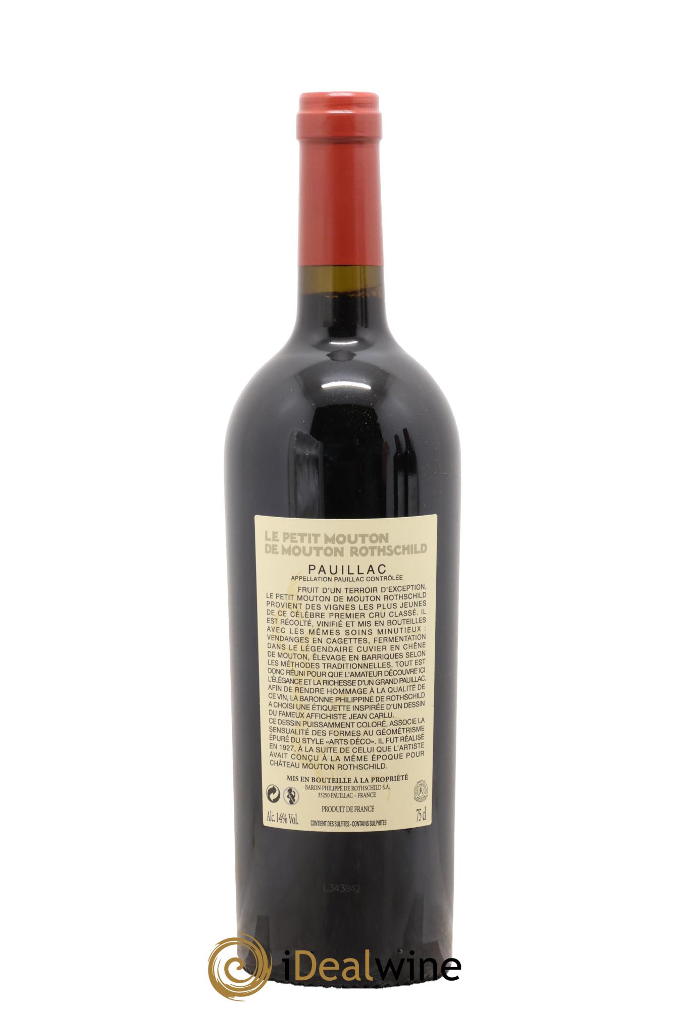 Petit Mouton Second Vin 2018 - Posten von 1 Flasche - 1